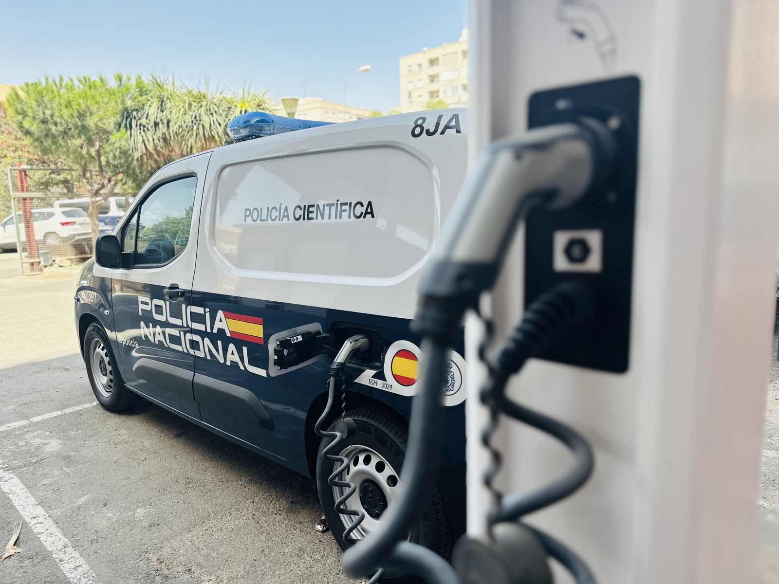 Uno de los nuevos vehículos de la Policía Nacional.
