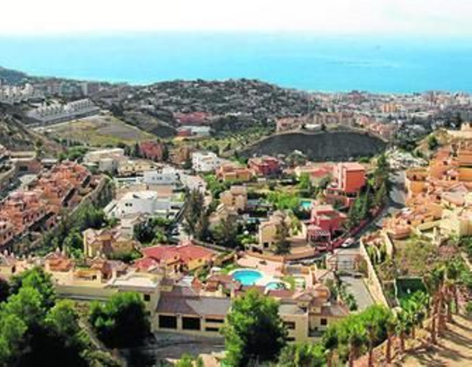 Vista de la urbanización de Pinares de San Antón.