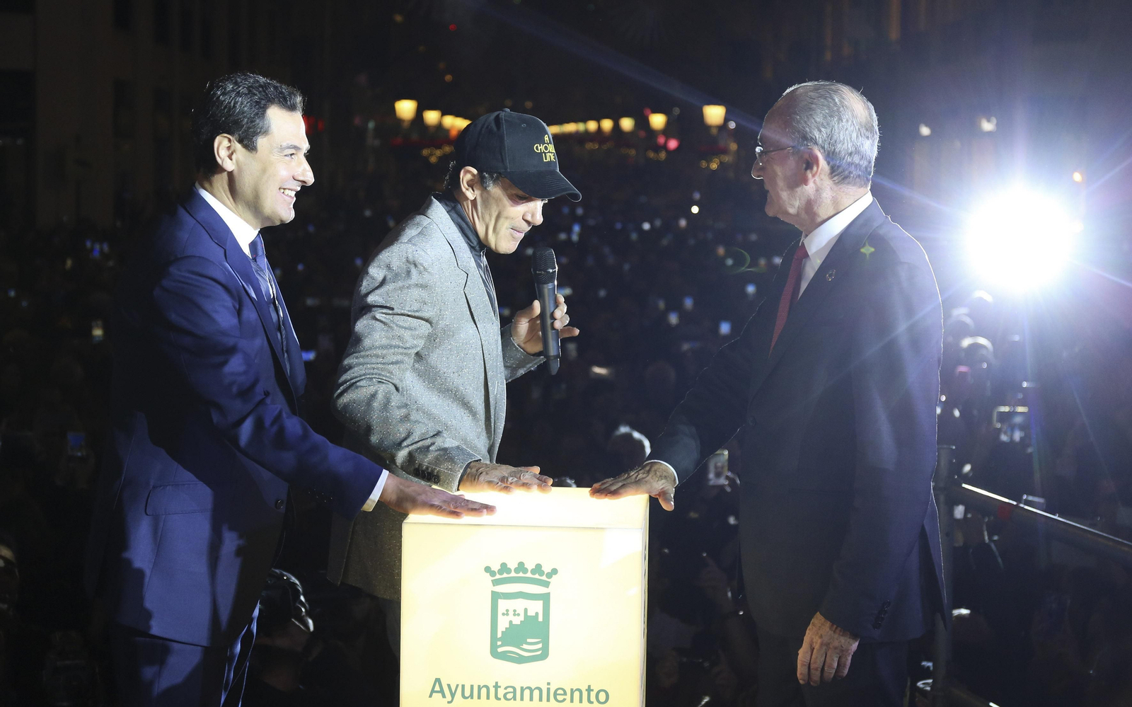 Las fotos de las luces de Navidad en Málaga Las fotos de las luces de Navidad en Málaga