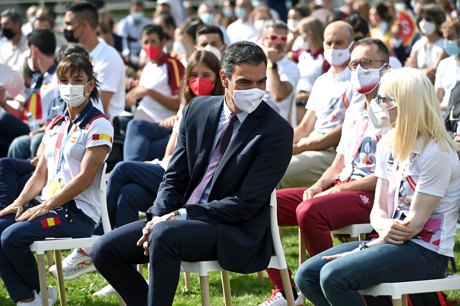 Pedro Sánchez, en el homenaje a los olímpicos y paralímpicos