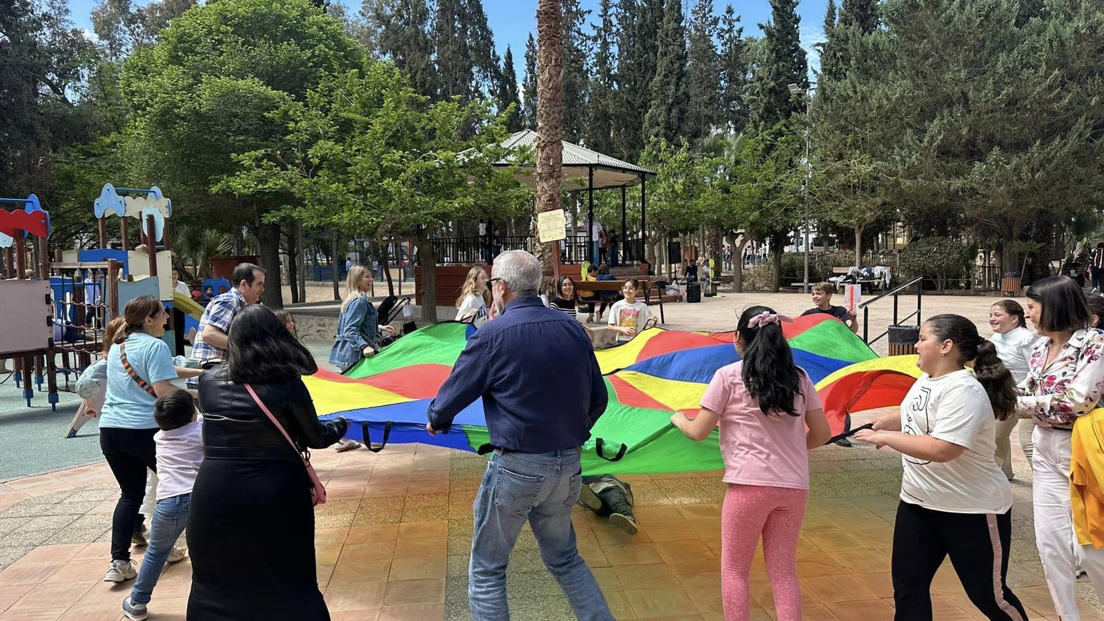 Actividades previas a la comida de convivencia.