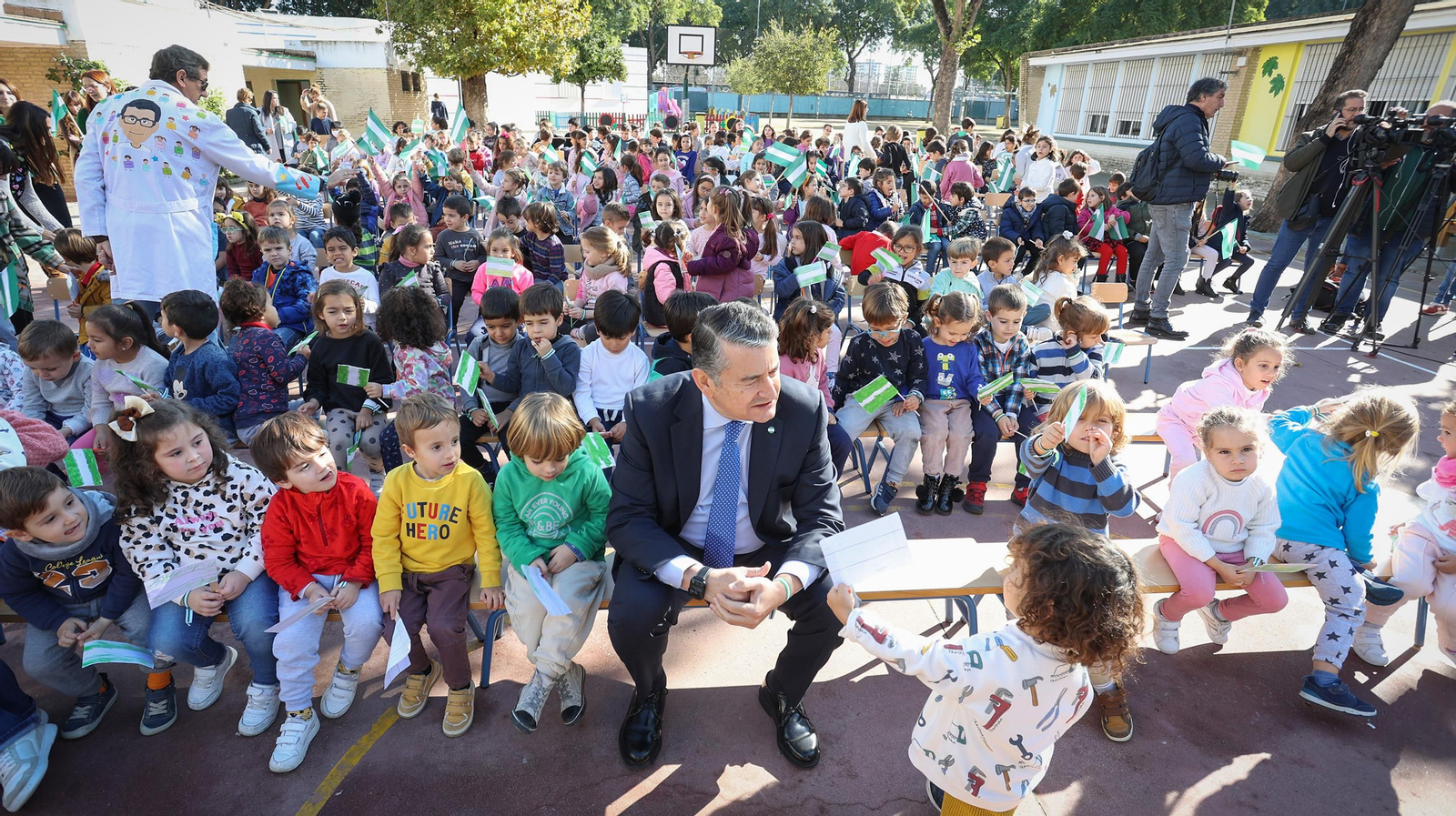 Actos por el Día de la Bandera de Andalucía en CEIP Pío XII