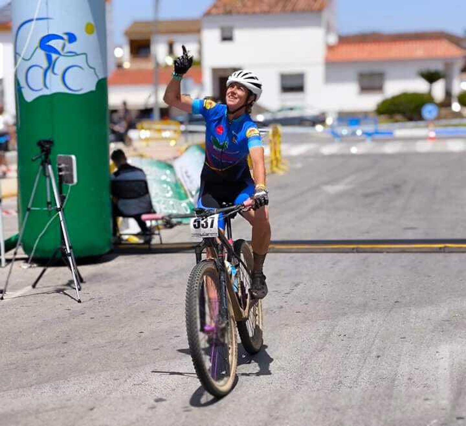 Ana Bejarano, tercera en la categoría de M40.