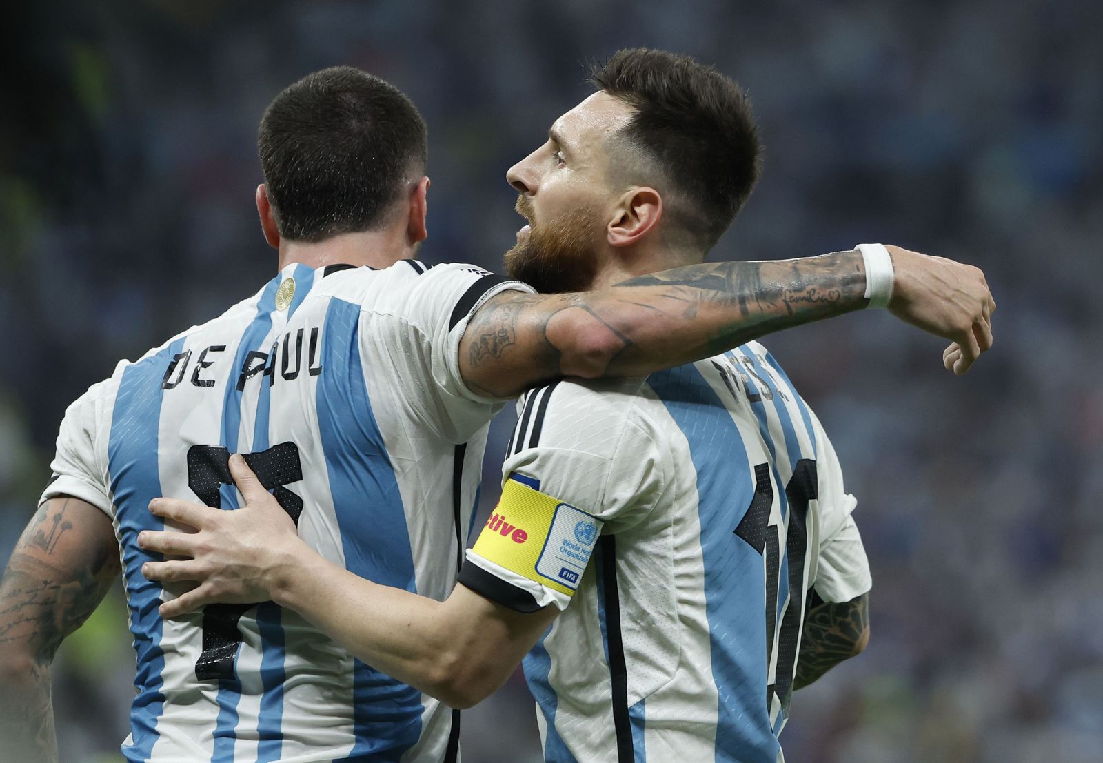 Las fotos de Messi contra Croacia
