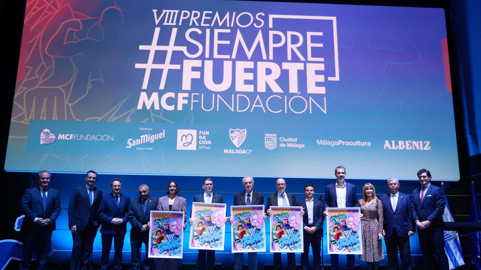 La gala 'Siempre Fuerte' del Málaga CF, en fotos