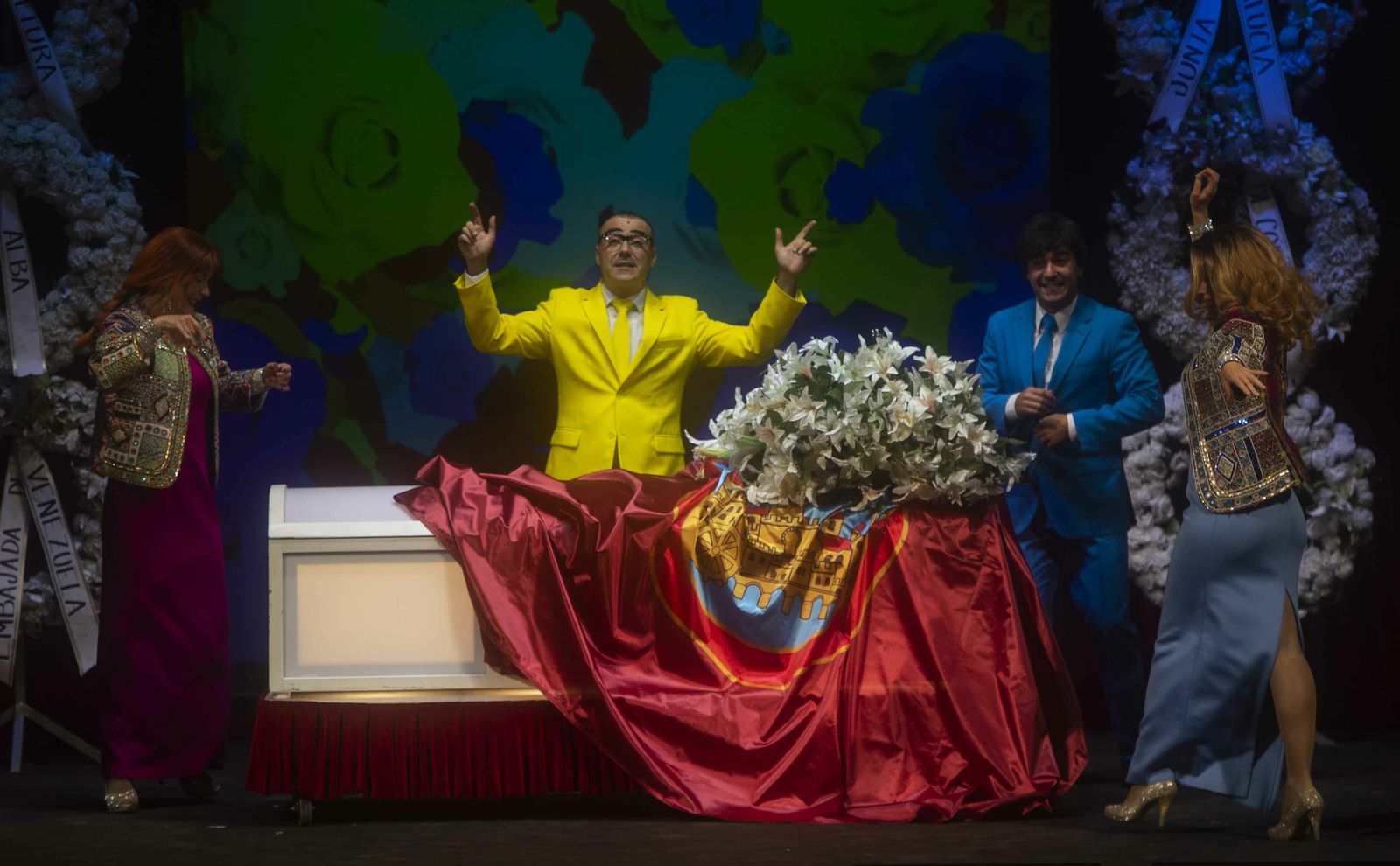 Un momento del espectáculo de La Cubana.