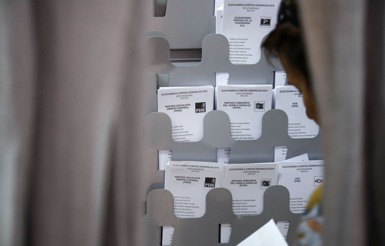 Las fotos de las votaciones para las elecciones generales en Málaga