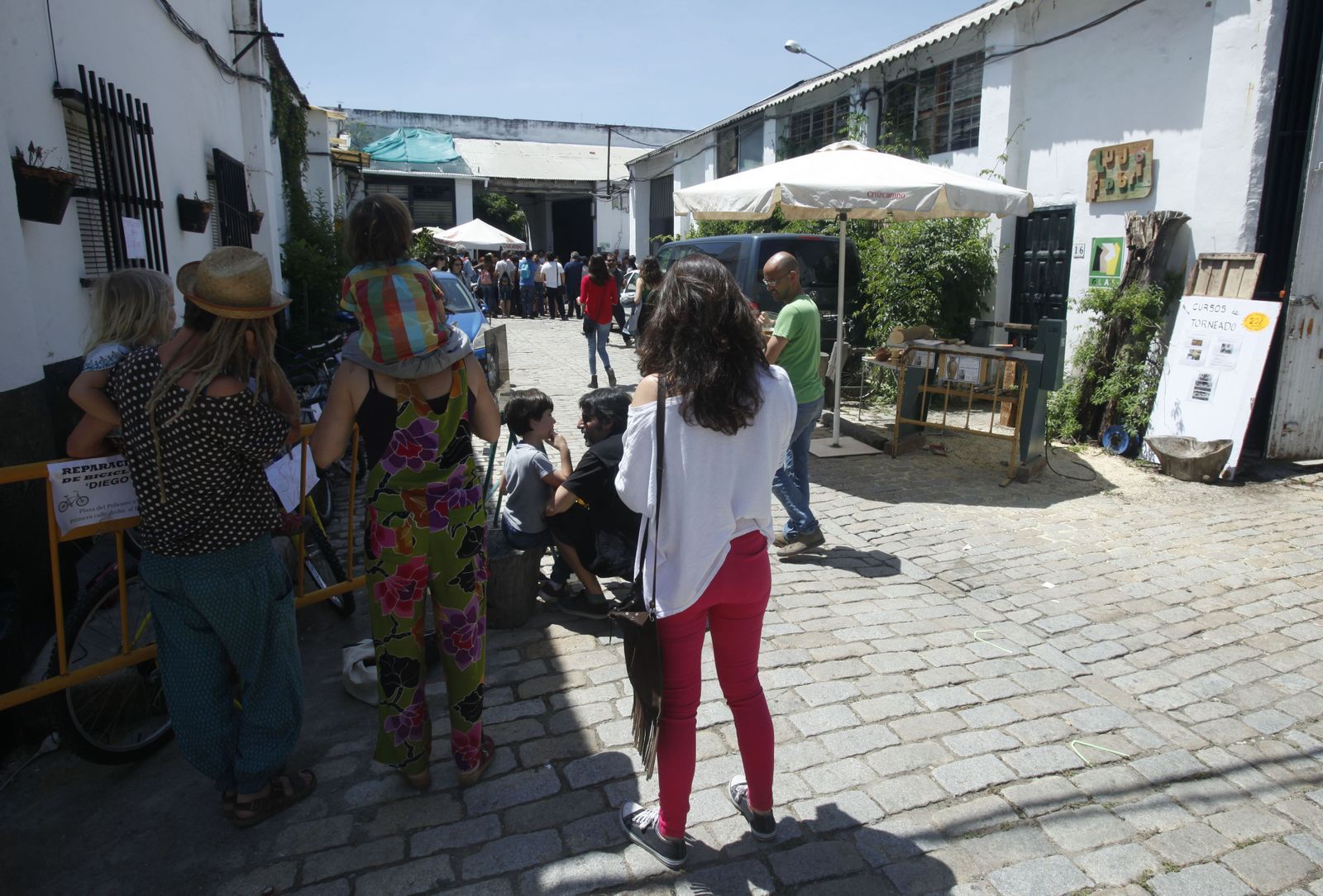 Corralones de la Plaza del Pelícano en Sevilla.
