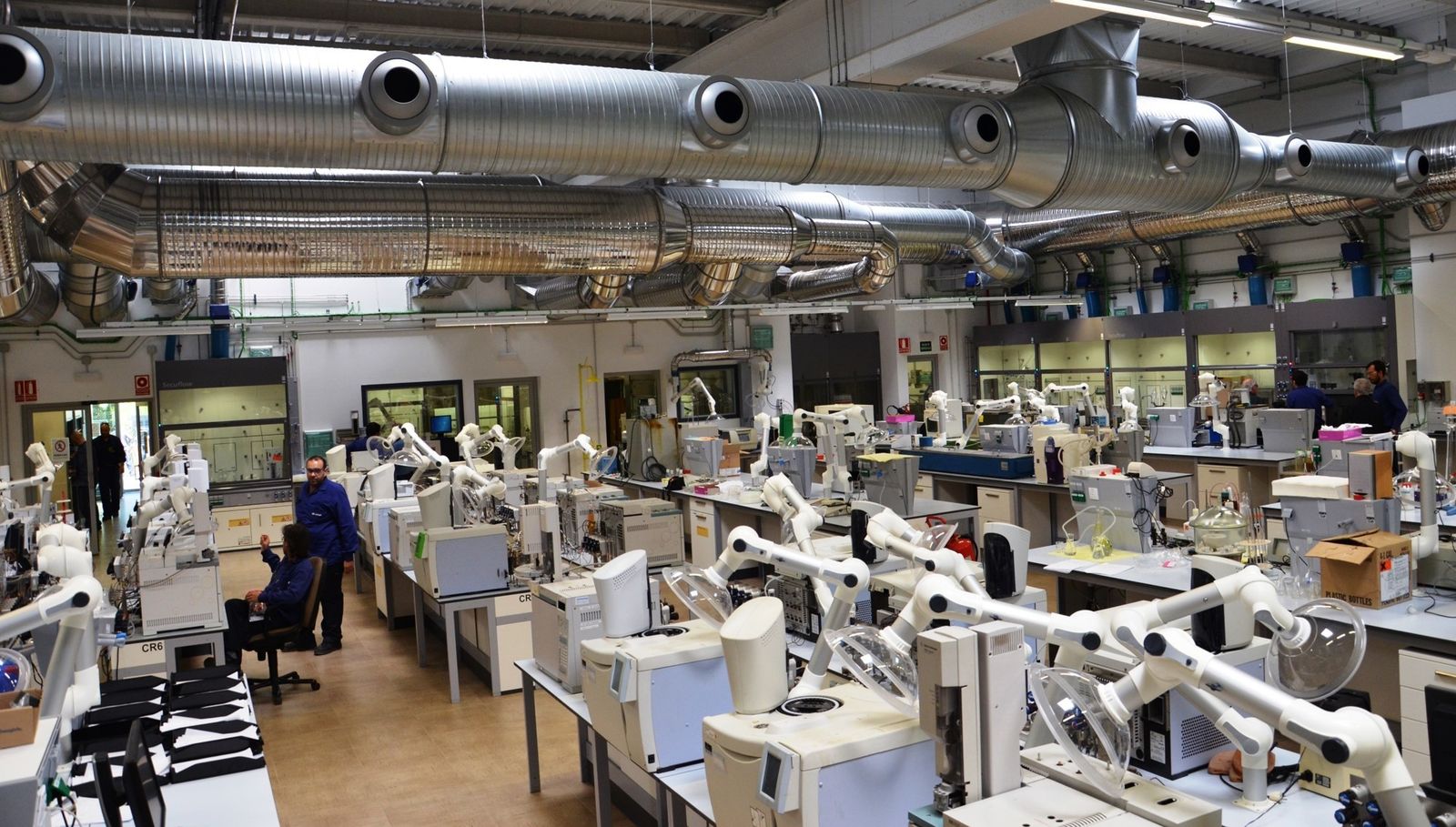 Laboratorio de los centros productivos de Palos.