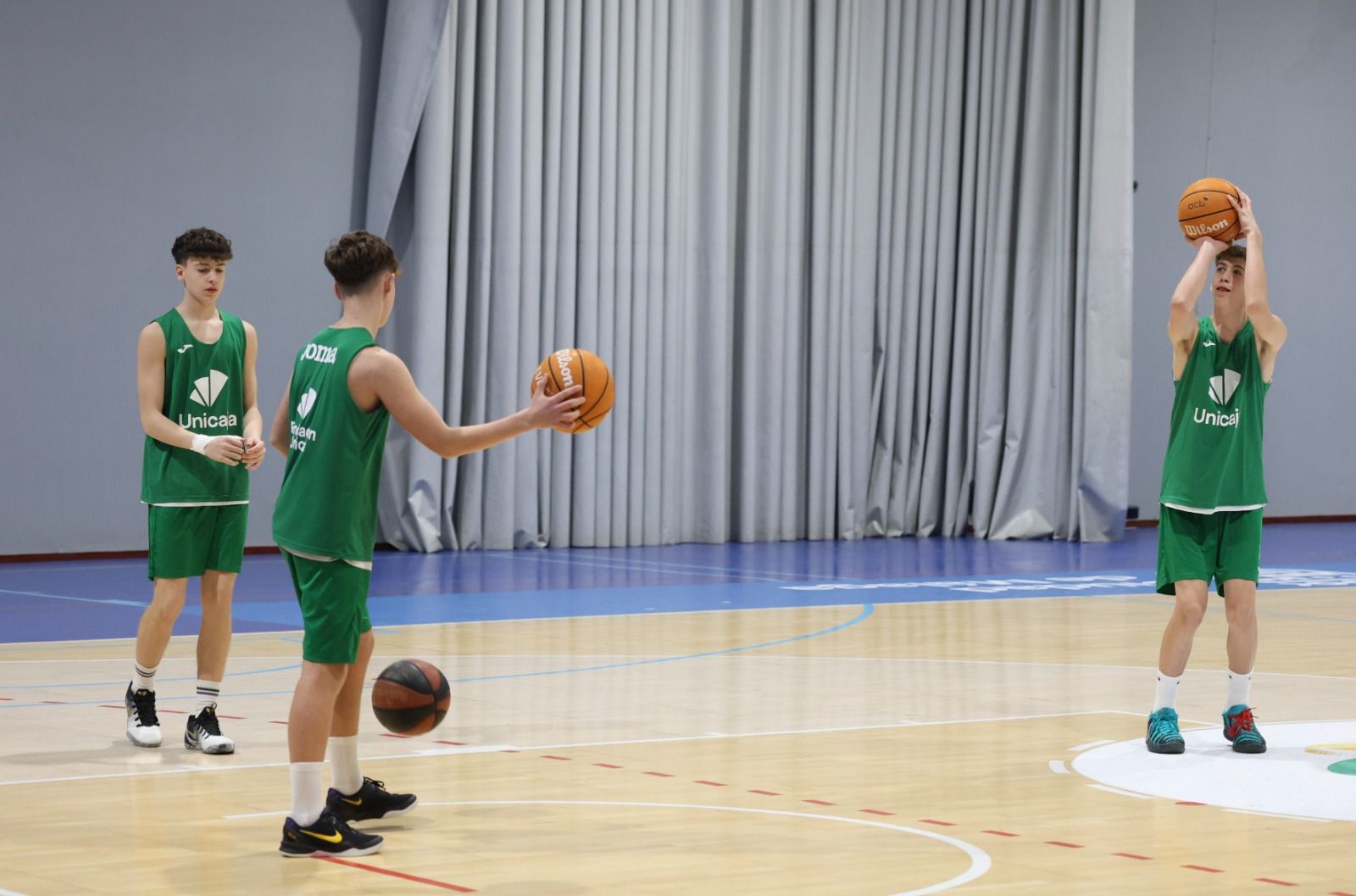 Ilusión, sonrisas y nervios en el Unicaja antes de la Minicopa
