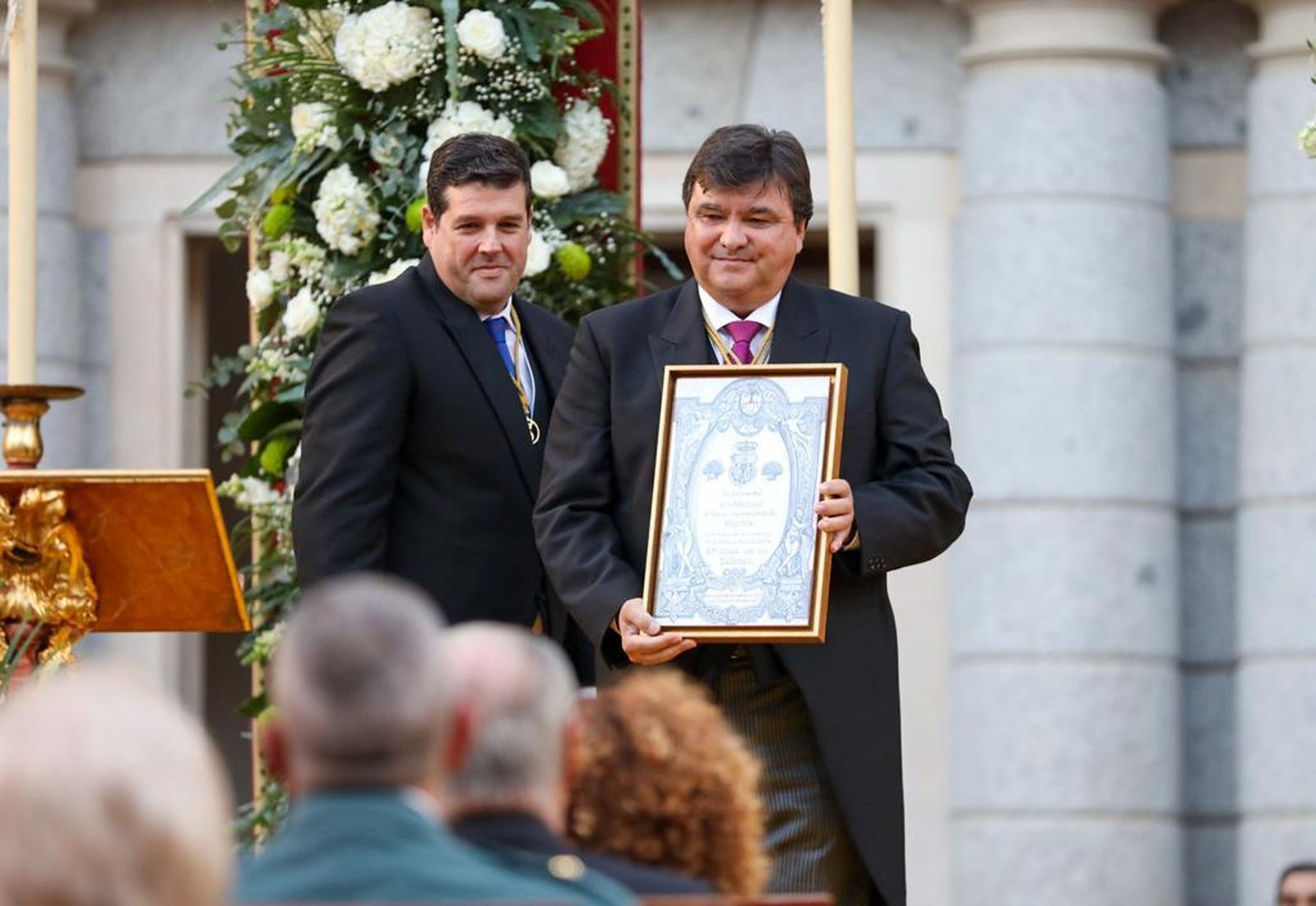 Imposición de la Medalla de Oro de Huelva a la Virgen de los Dolores