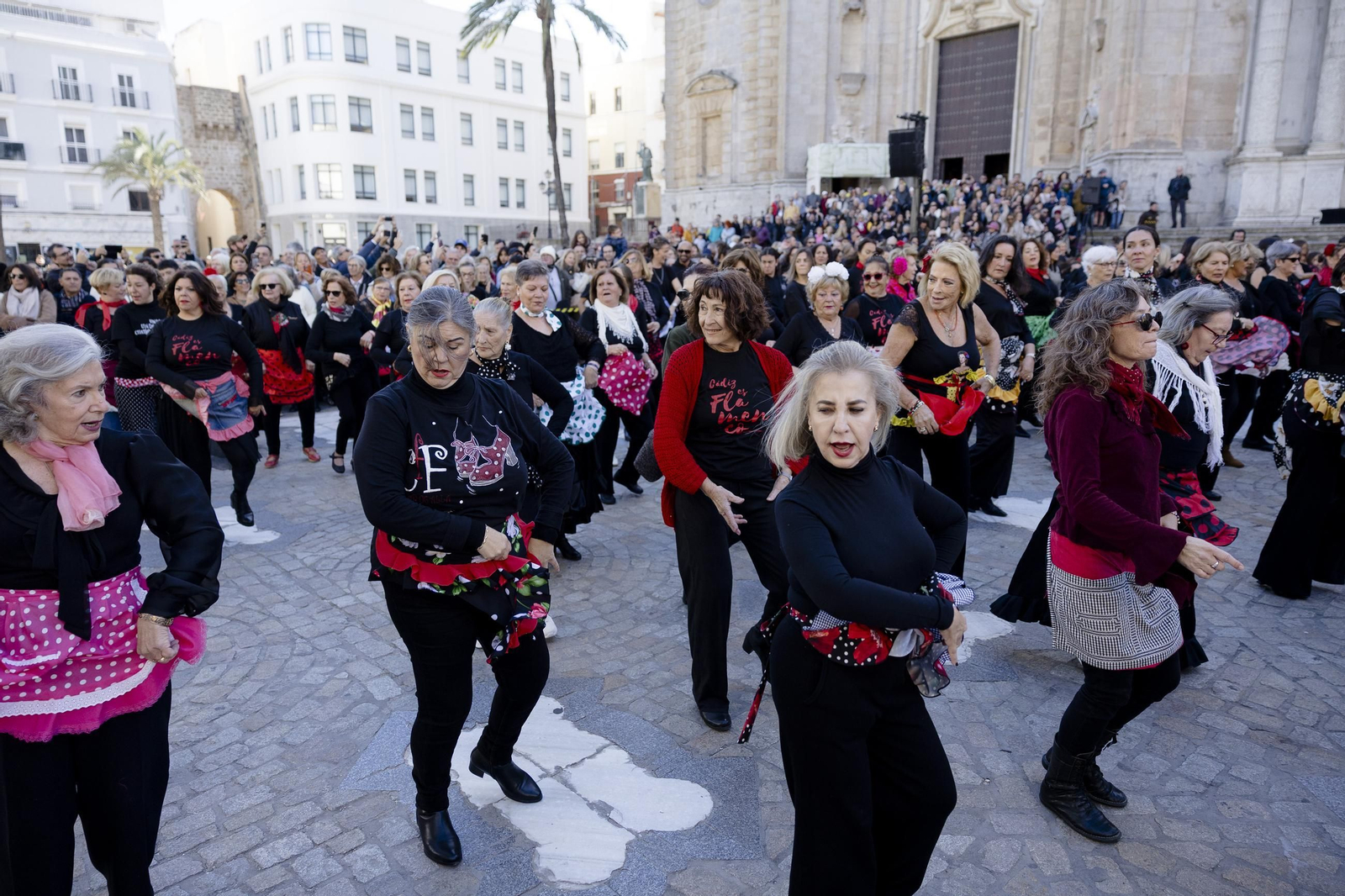 Búscate en las imágenes del flashmob del Día del Flamenco
