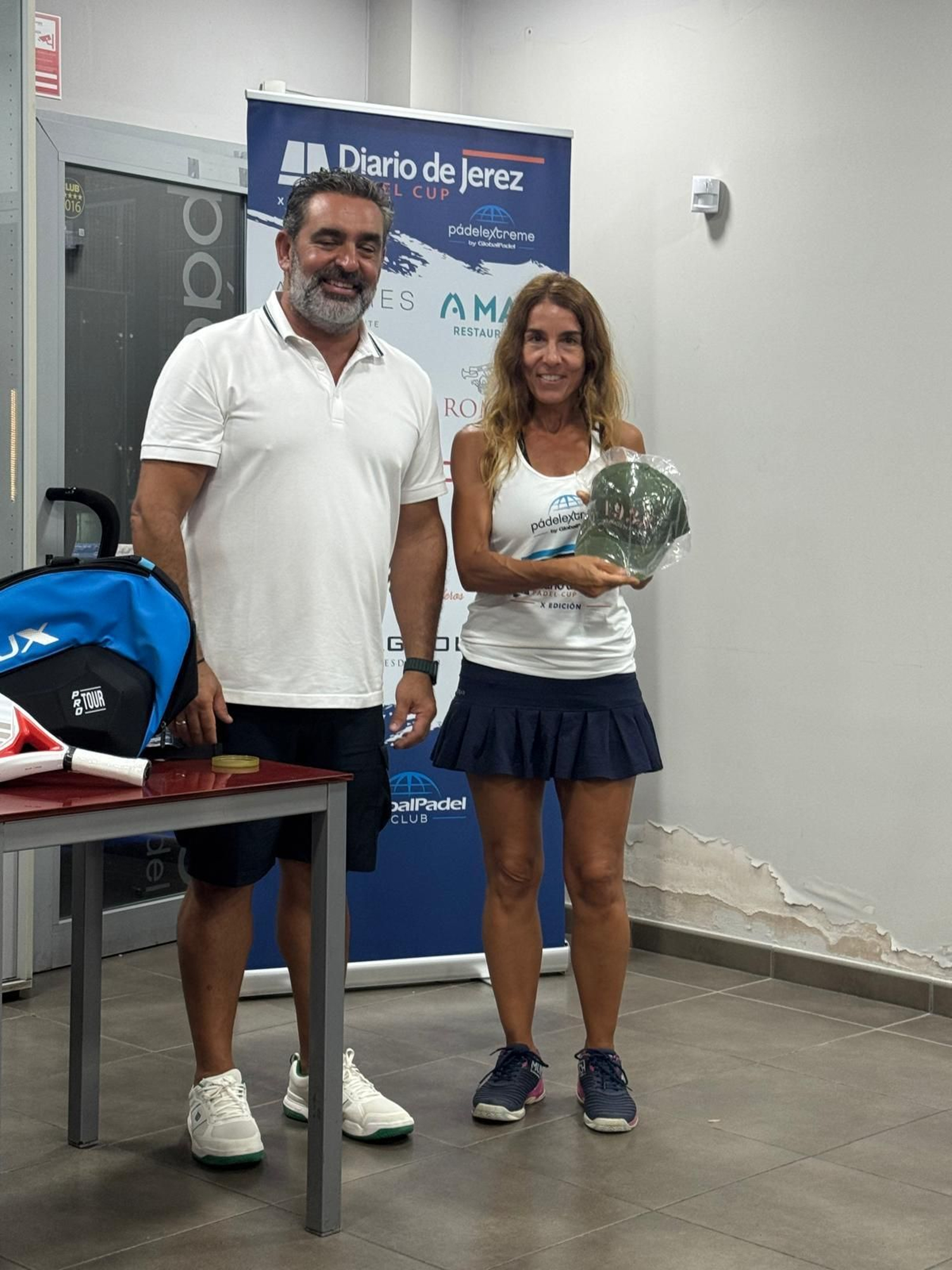 Imágenes de la entrega de trofeos de la X Diario de Jerez Pádel Cup