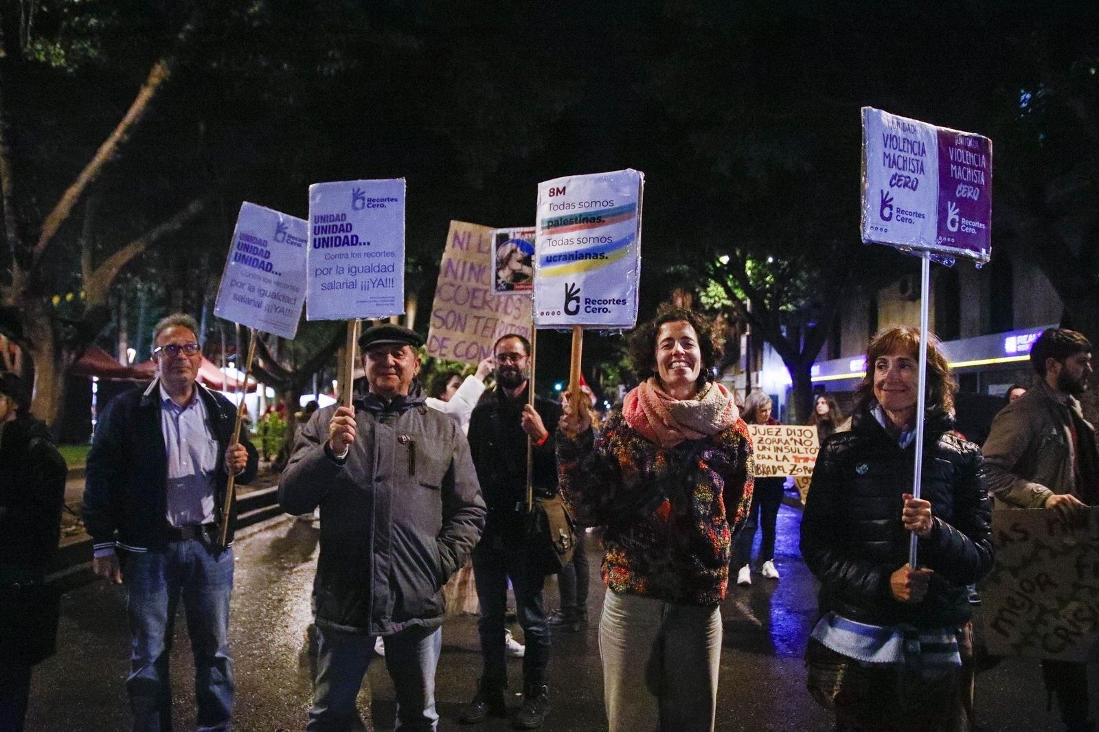 Las imágenes de la manifestación realizada por Asamblea Feminista 8M en Almería