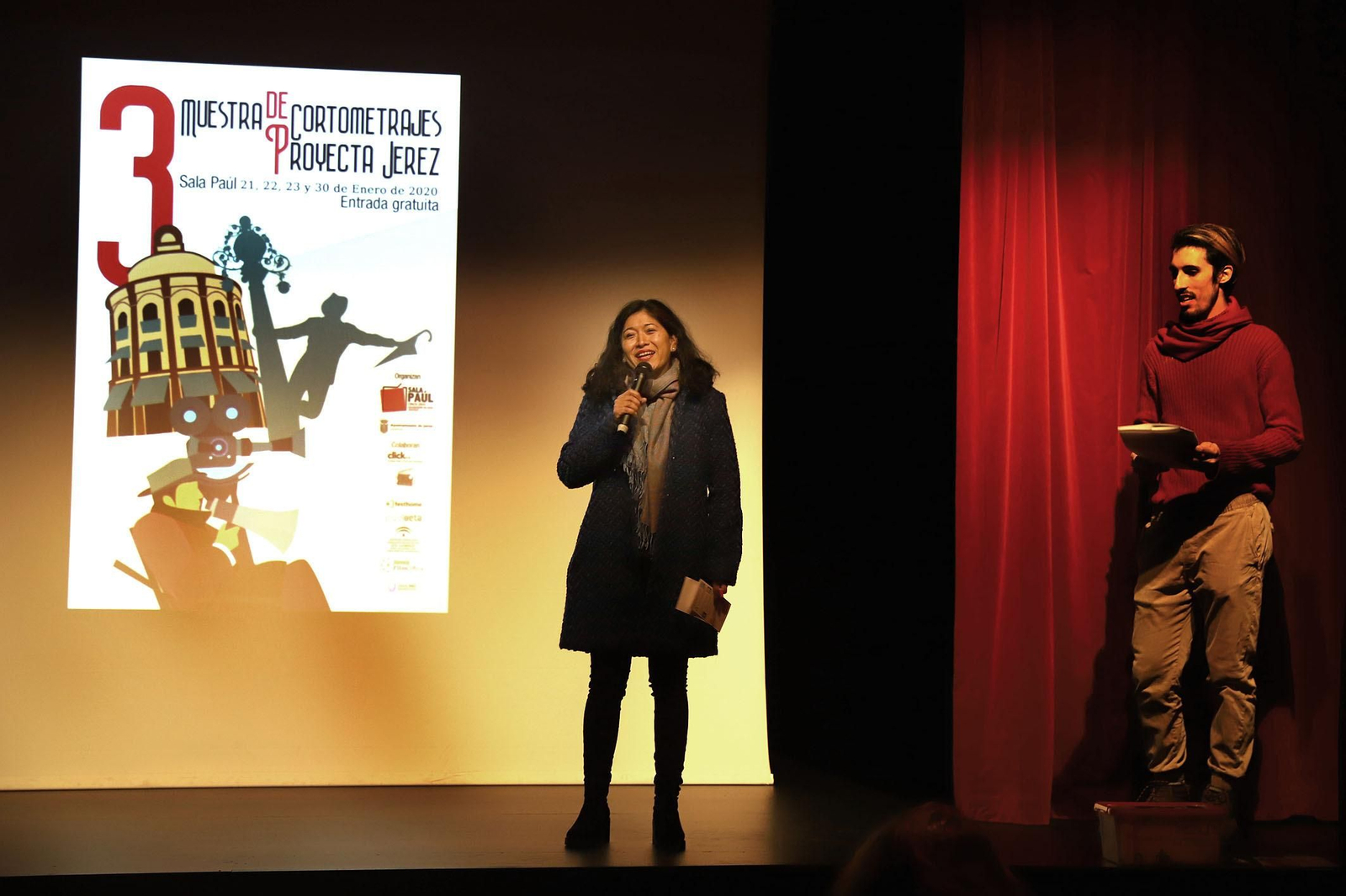 La delegada municipal, Ana Hérica Ramos, durante la muestra.