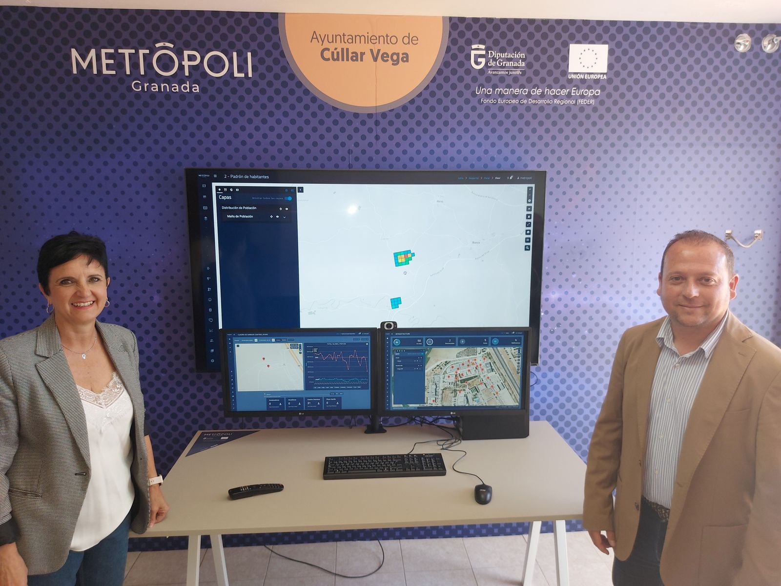 Diputación destina más de un millón de euros a infraestructuras tecnológicas para el impulso de las ‘smart cities’ metropolitanas