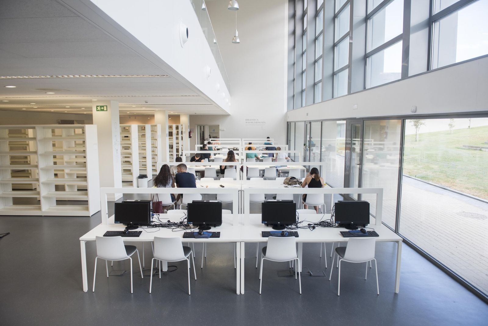 La biblioteca de Mayor Zaragoza, en el Campus del PTS