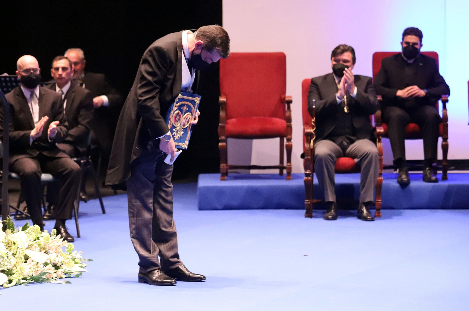 Imágenes del Pregón de la Semana Santa de Huelva 2021 de Eduardo Sugrañes