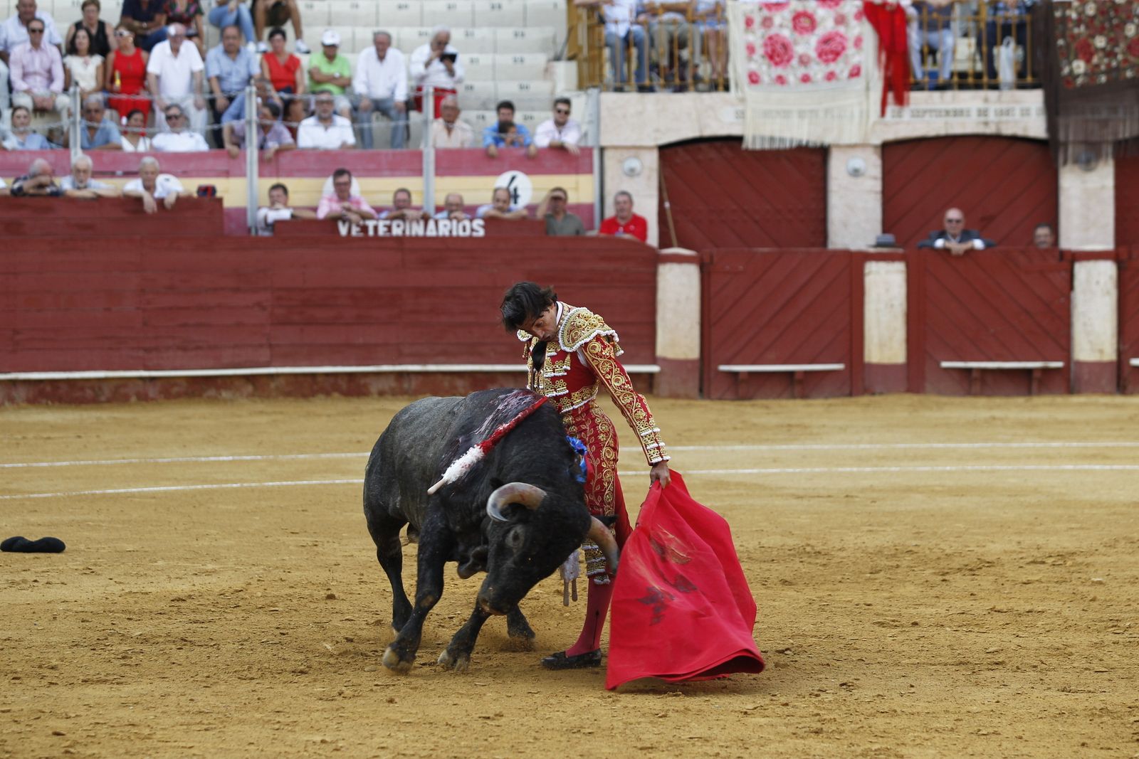 Curro Díaz en el primero de su lote que le sirvió para obtener este galardón.