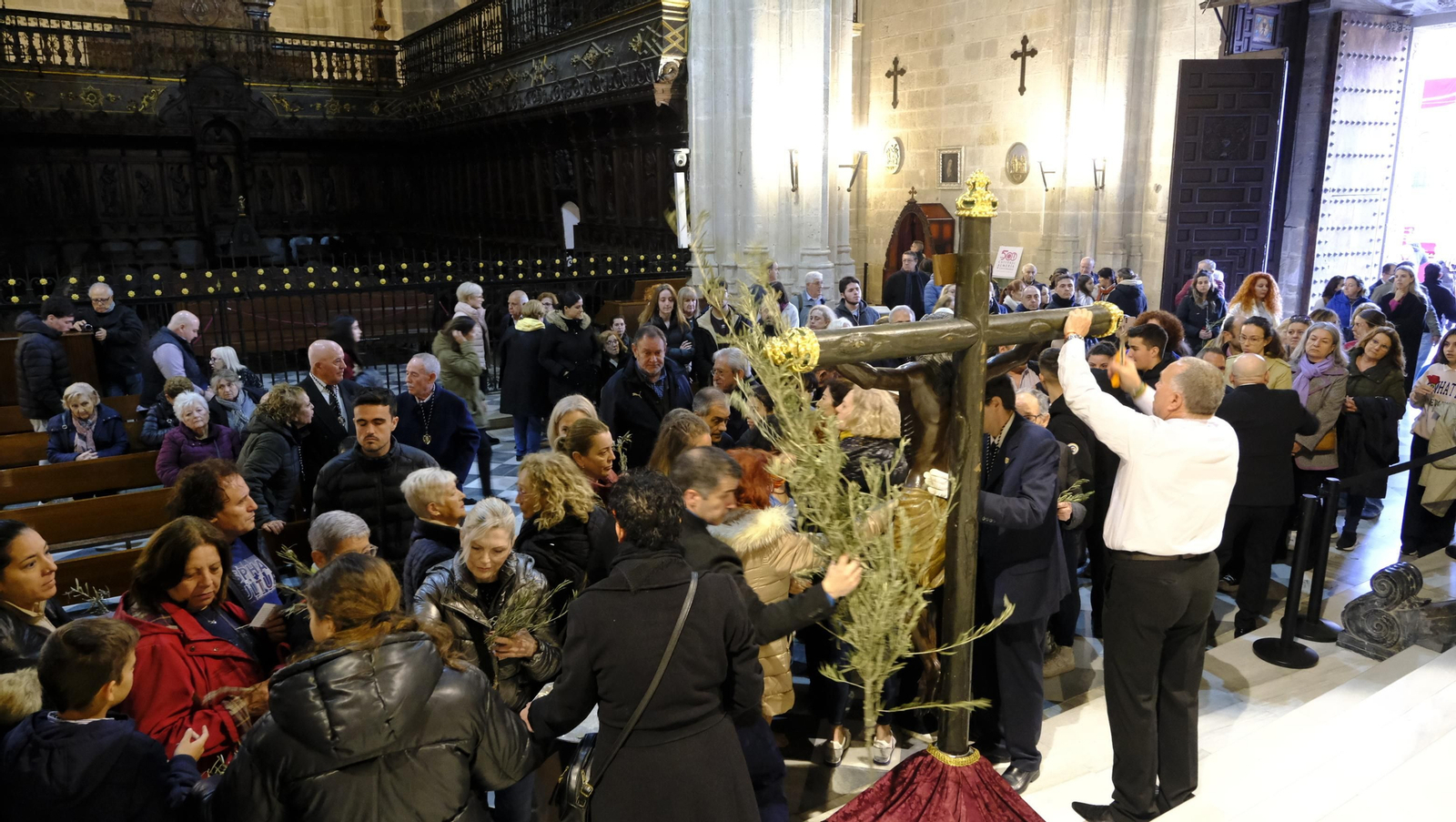 Las imágenes del Vía Crucis del Cristo de la Escucha