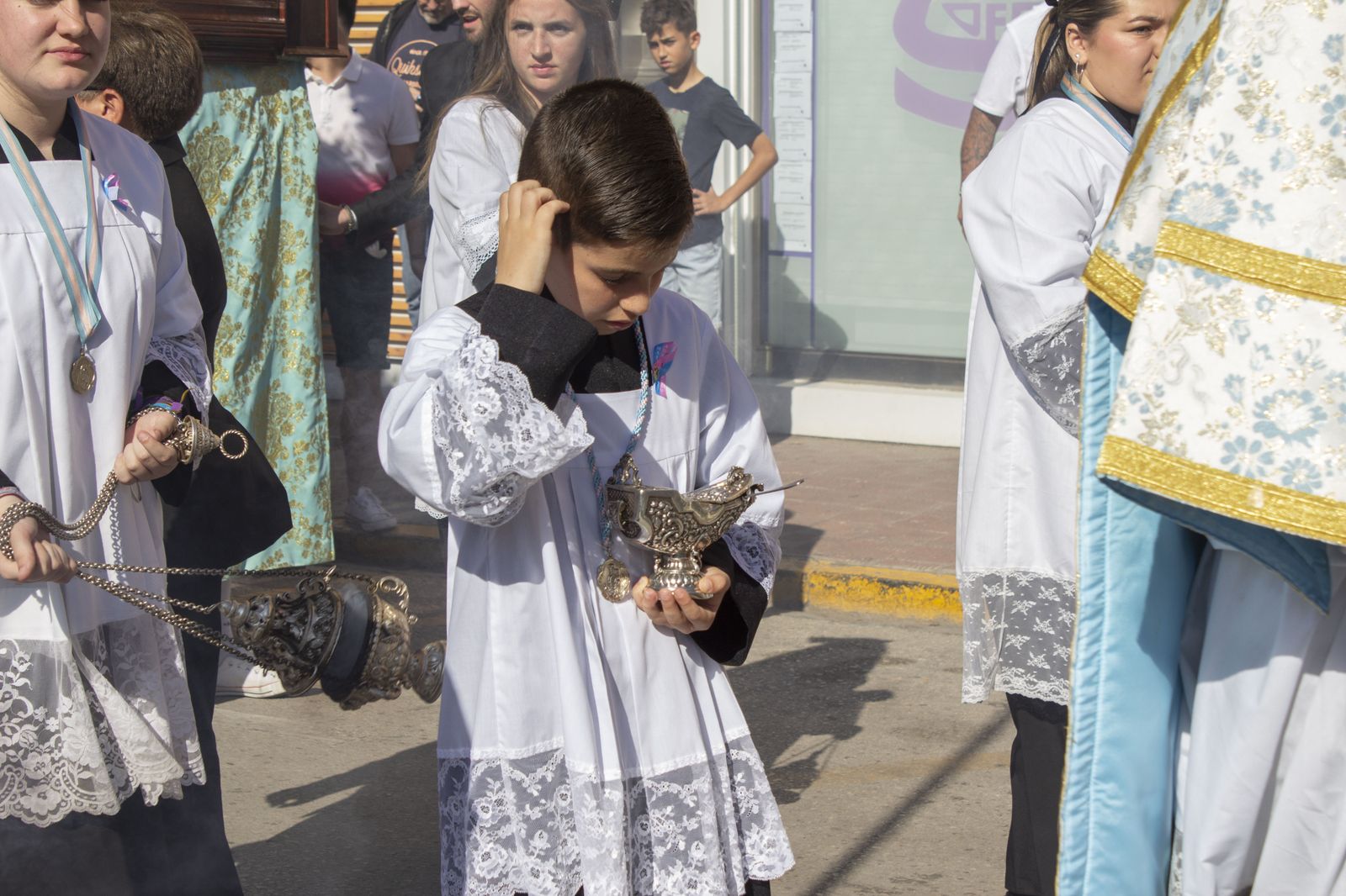 Fotos de la procesión de María Auxiliadora en La Línea de la Concepción