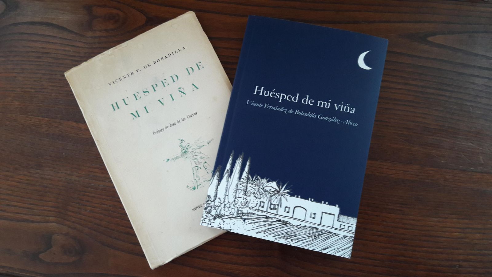 Primera edición y última de 'Huésped de mi viña', cuya reedición se presenta hoy en González Byass.