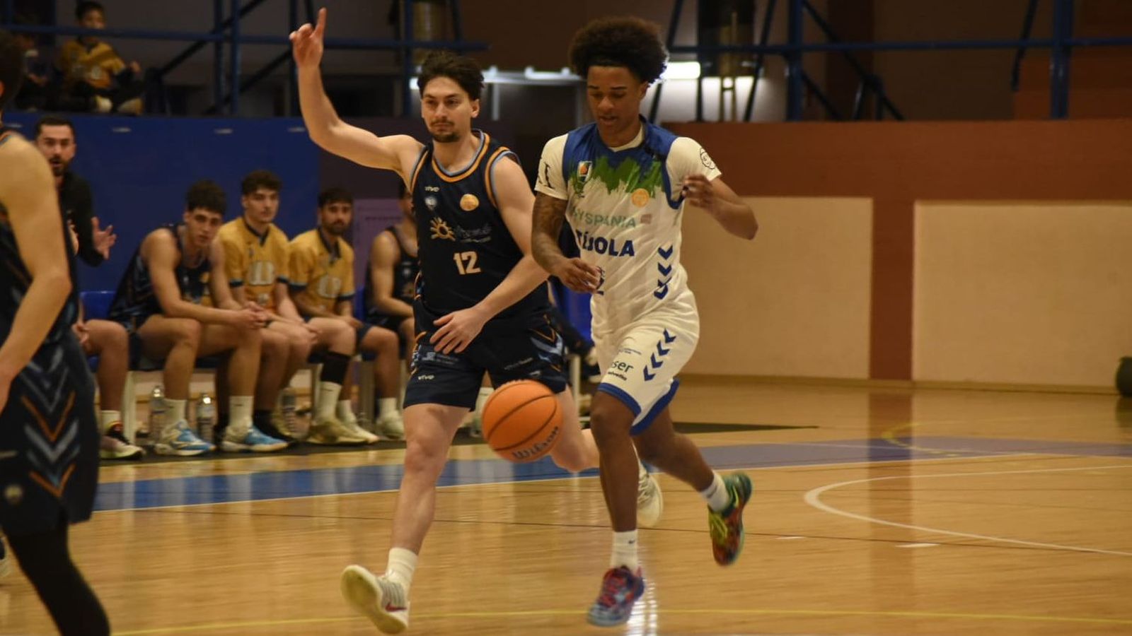 Un lance del ULB-Tíjola de este sábado