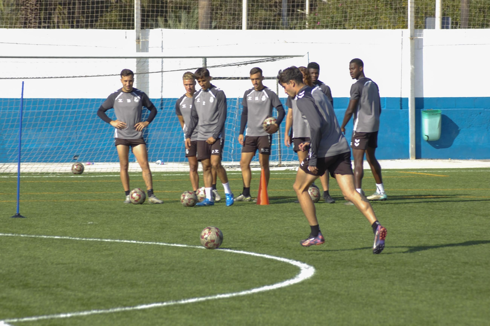Las fotos del entrenamiento de la Balona previo al partido con el Sevilla C