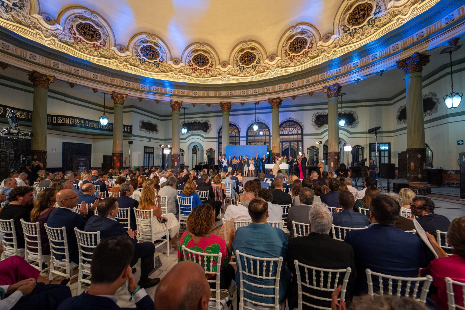 Panorámica del interior del Casino de la Exposición, en una imagen de archivo.