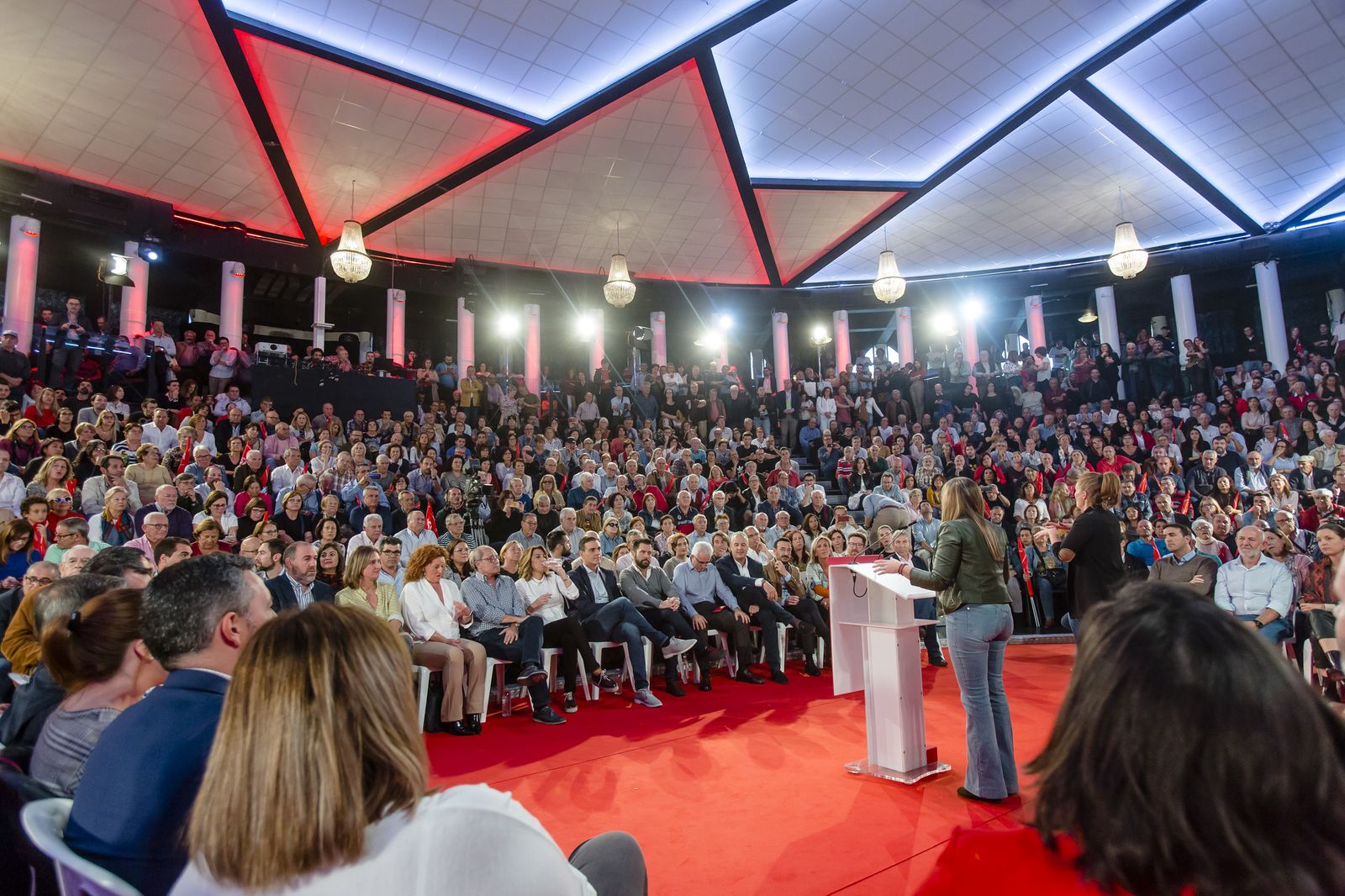 Imágenes del mitin del PSOE en Cádiz