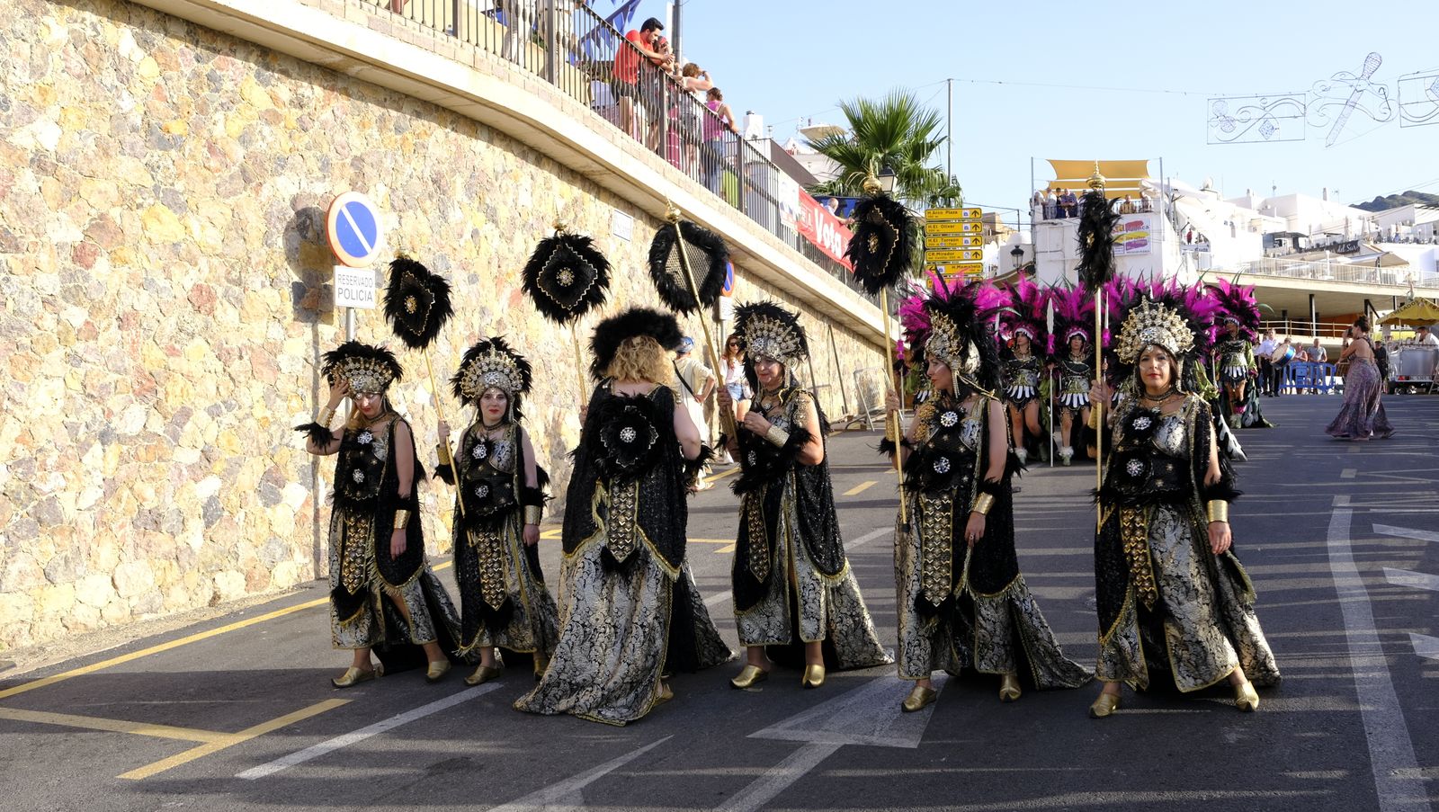 Imágenes del desfile de Moros y Cristianos de Mojácar