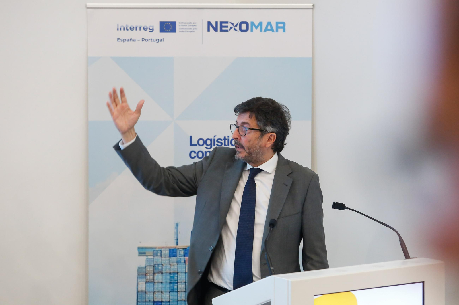 Las imágenes de la ponencia de Manuel Rodríguez Dapena, subdirector de Puertos del Estado, en la Cámara de Comercio del Campo de Gibraltar