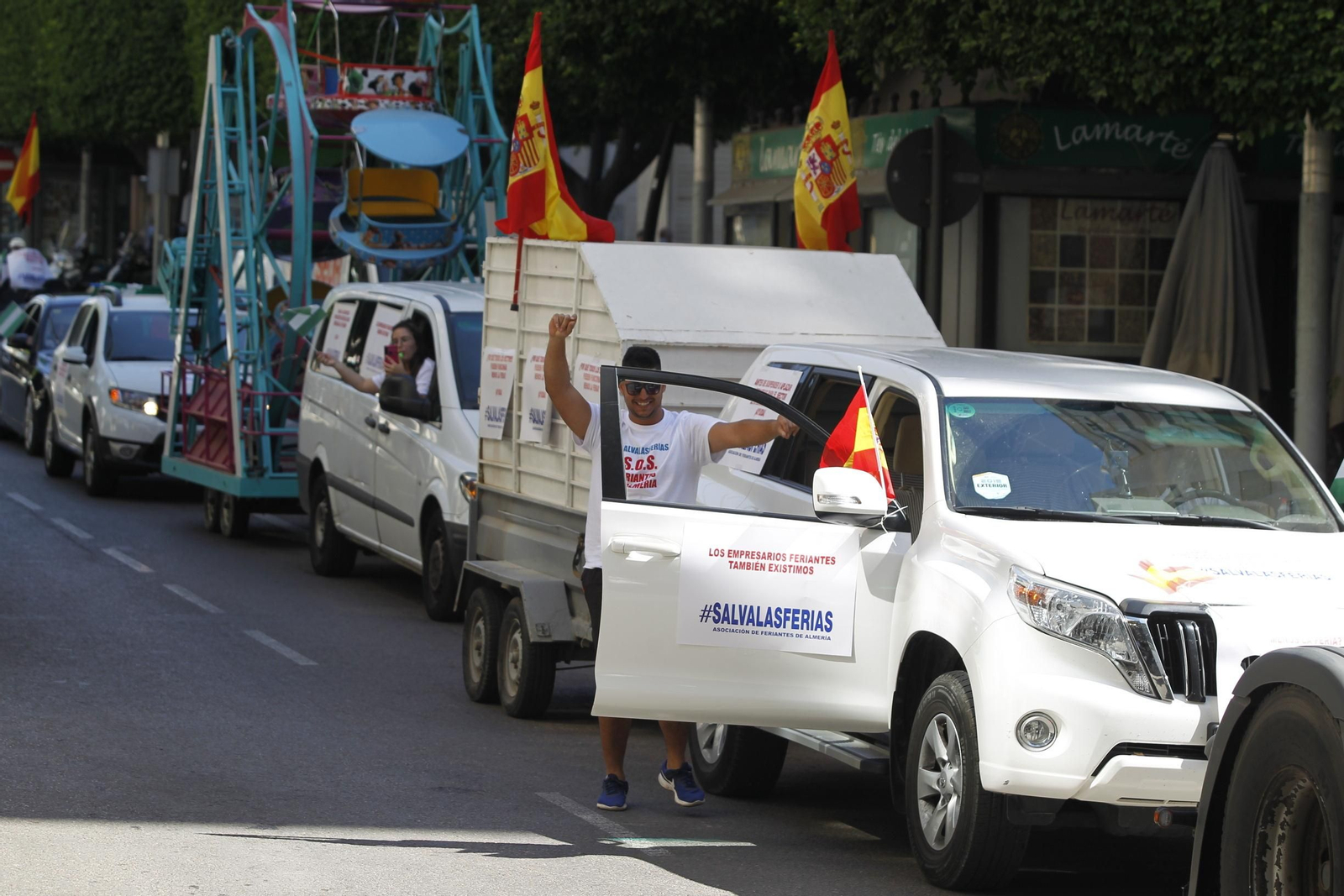 Fotogalería manifestación feriantes. Almería