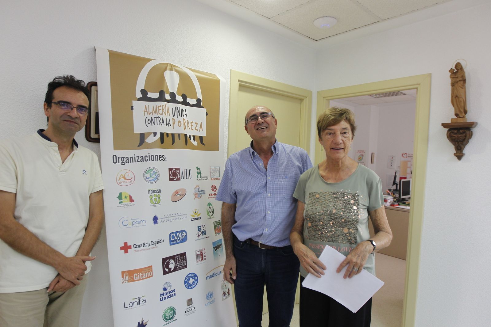 La Plataforma Almería Unida contra la Pobreza presentó los datos