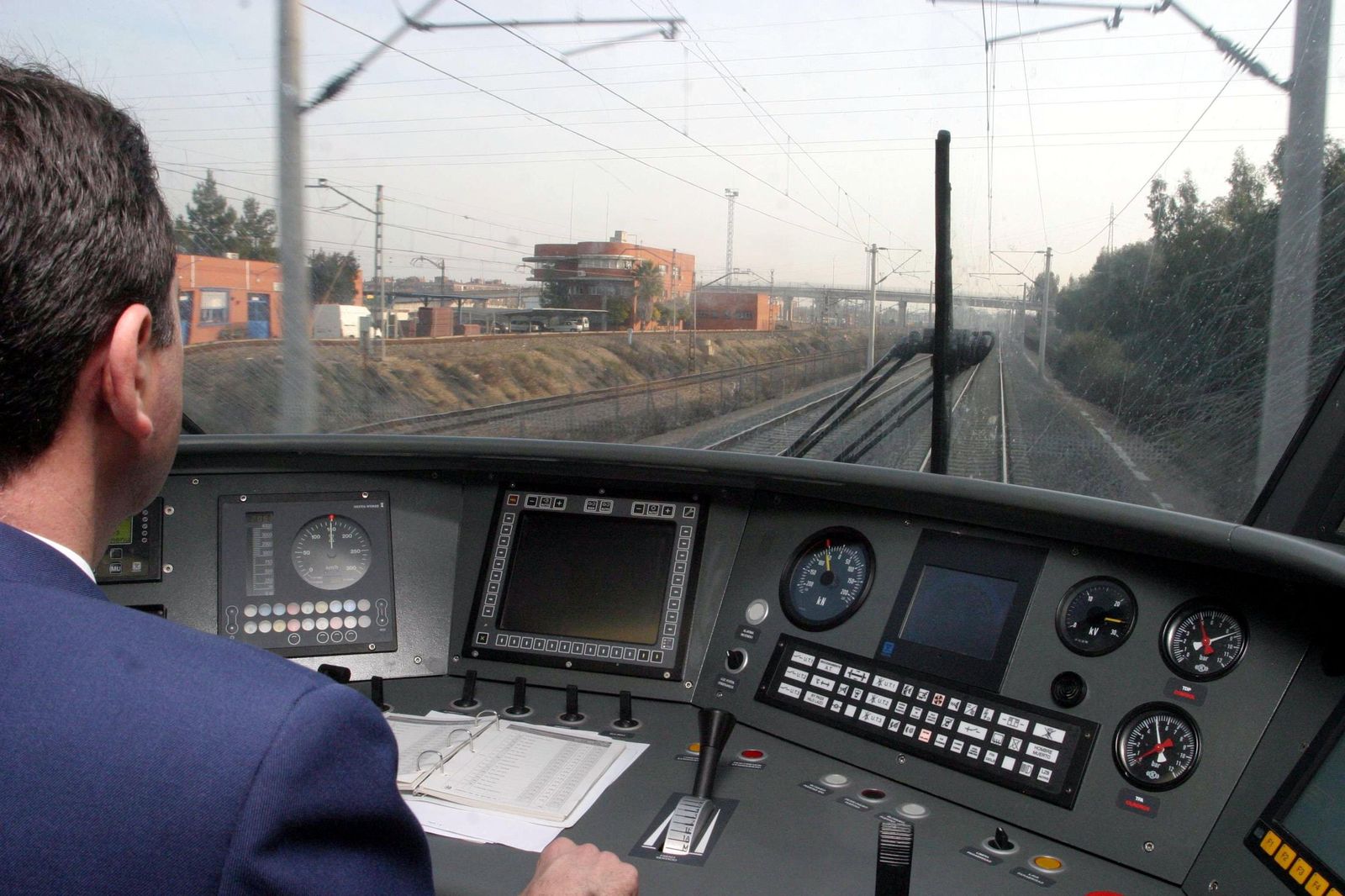 Un maquinista de Renfe