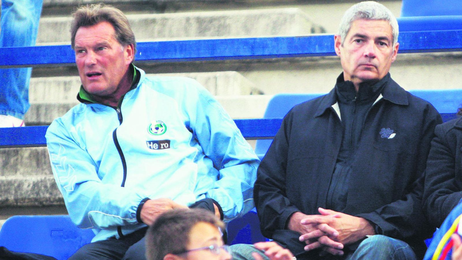 Glenn Hoddle, en La Juventud junto a Chris Moore.