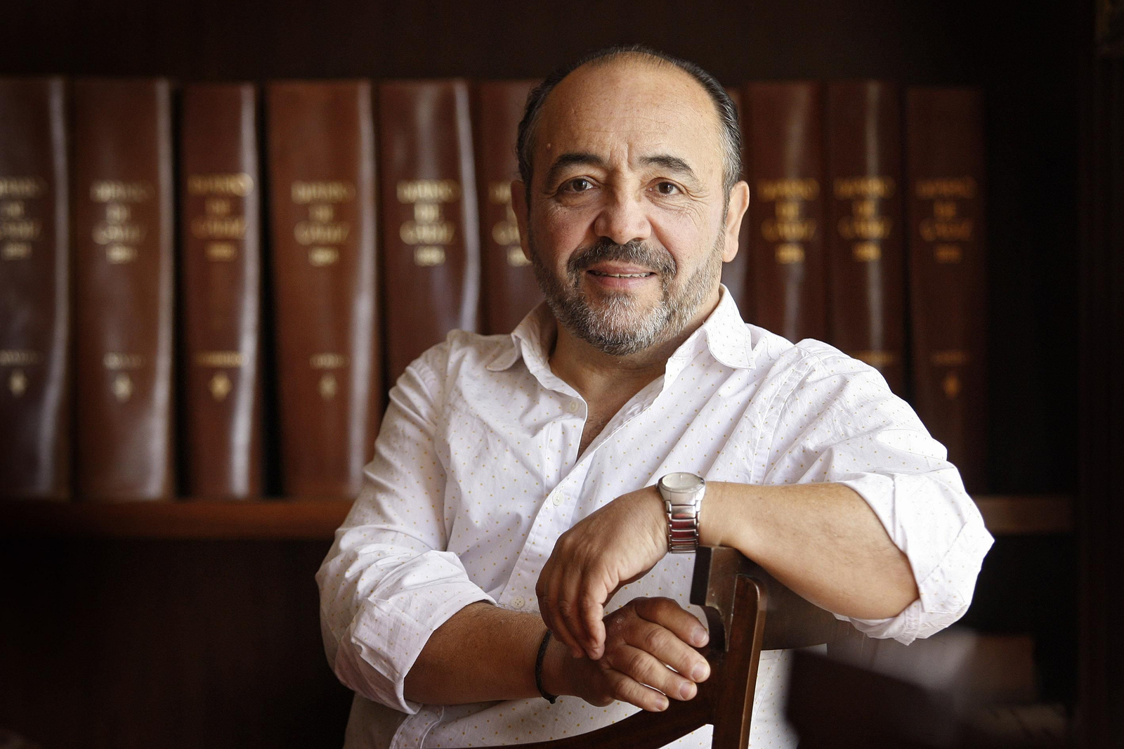 Kiki, en una muestra   en Segunda Aguada