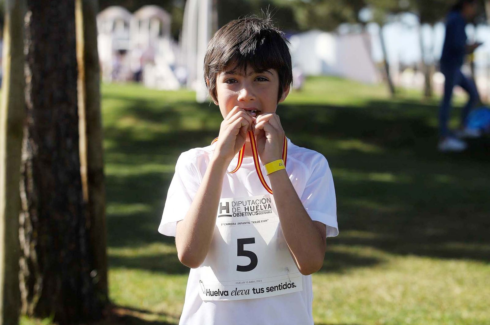 Imágenes de la carrera infantil previa a la "10K Puerta del Descubrimiento"