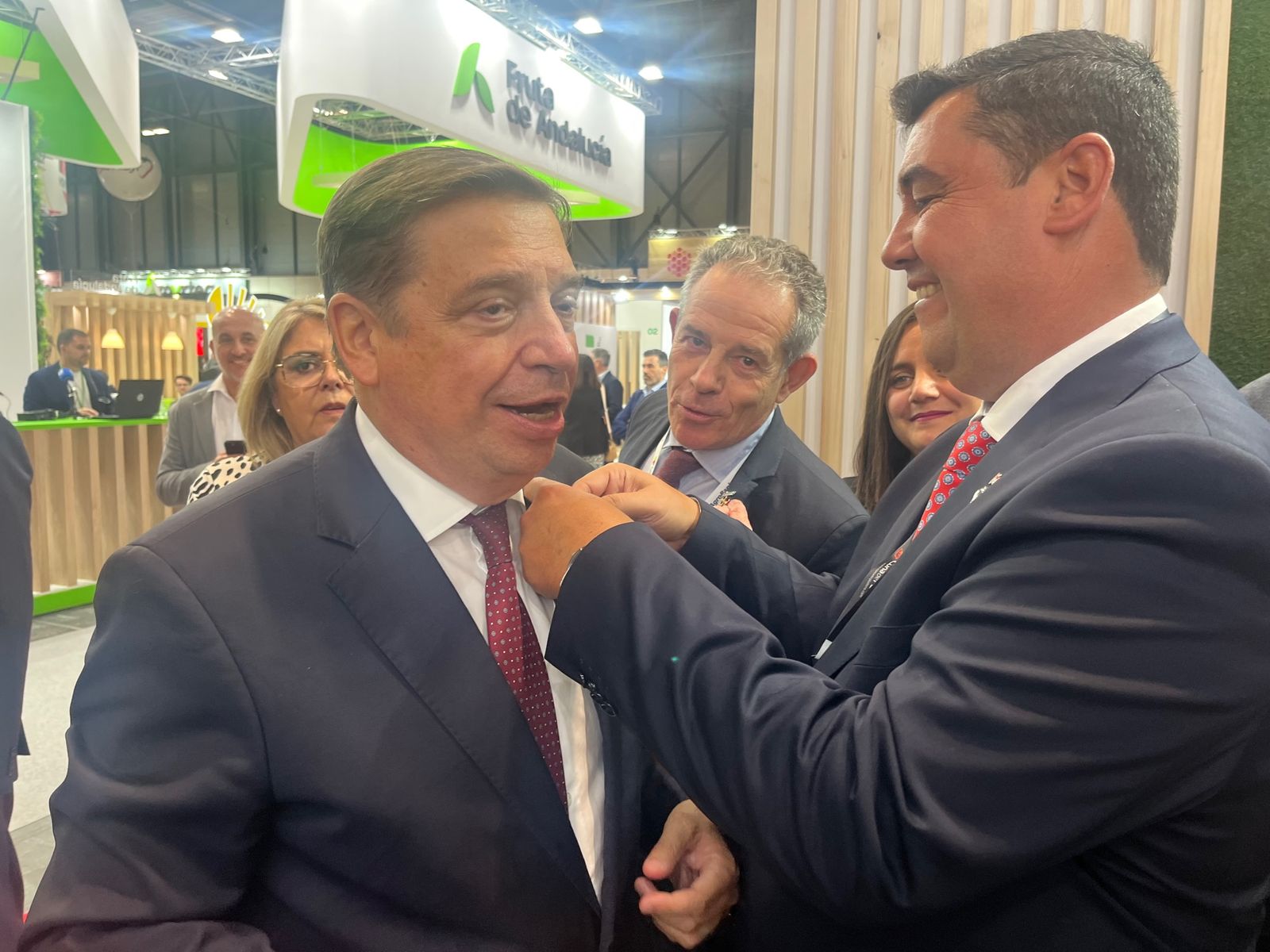 Imágenes de la participación de Huelva en la primera jornada de Fruit Attraction 2024