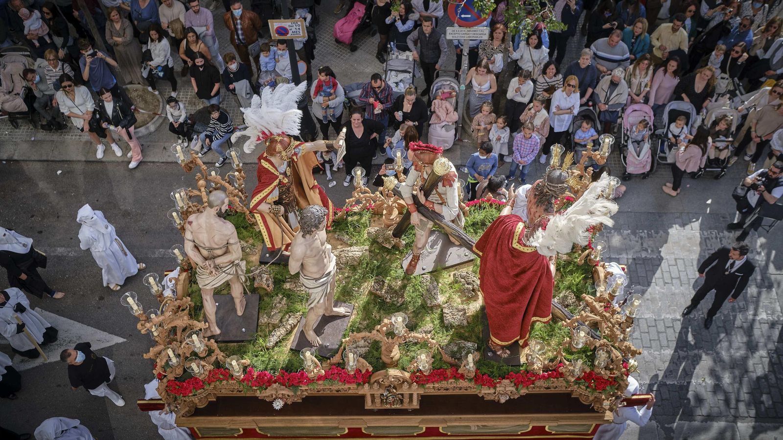 Cofradía de El Despojado en la Semana Santa de Cádiz 2022