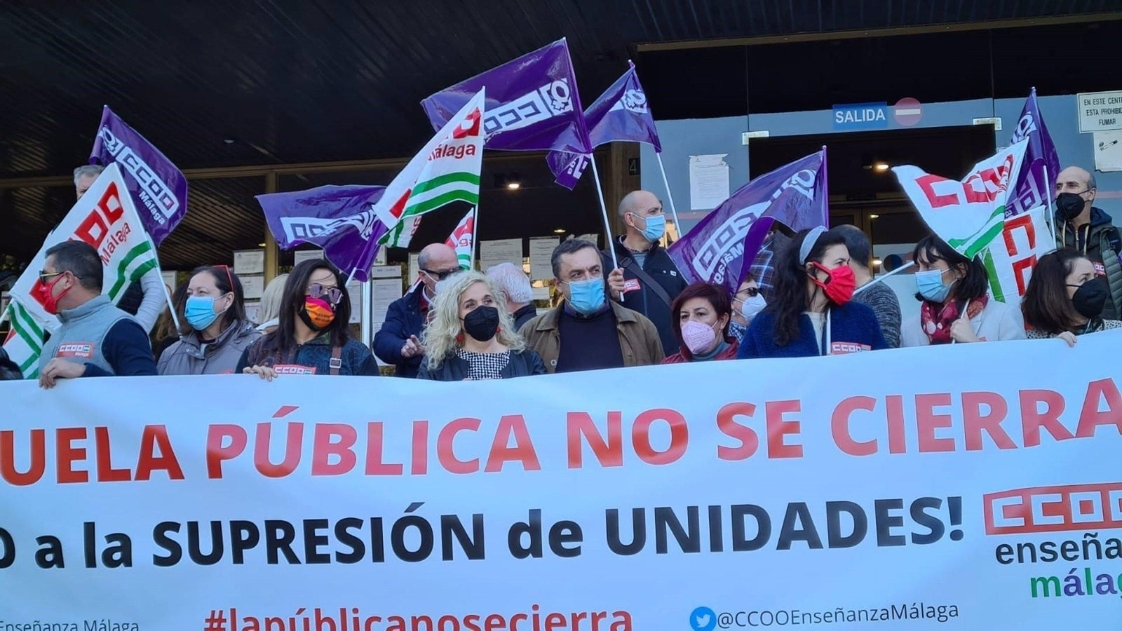 Una de las protestas celebradas en todas las provincias andaluzas.