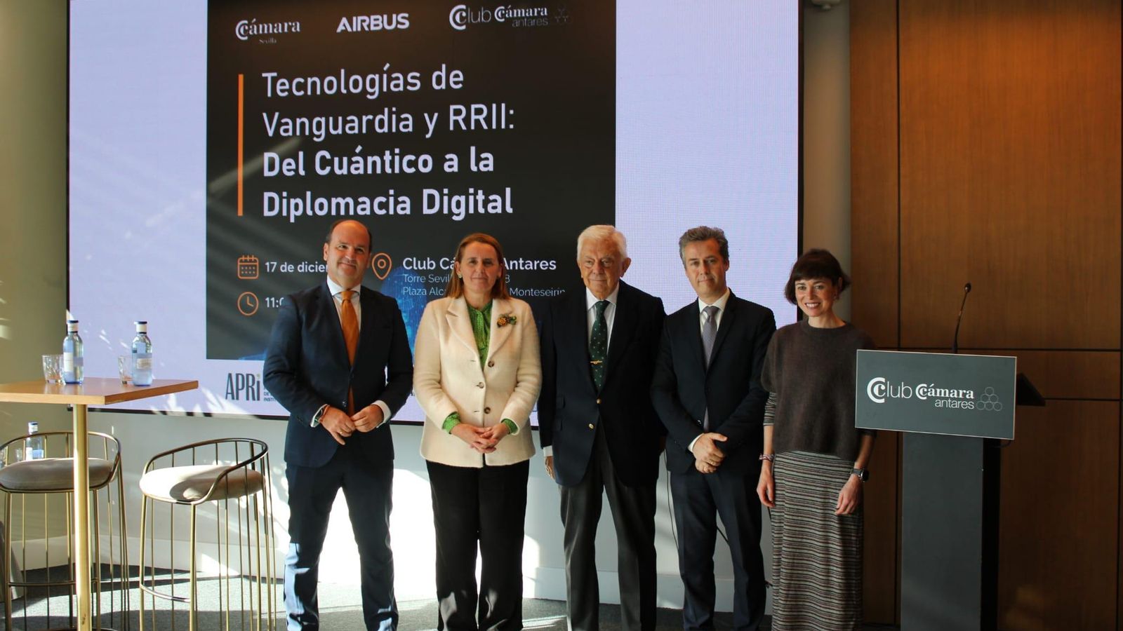 Evento celebrado en el Club Cámara Antares de Sevilla