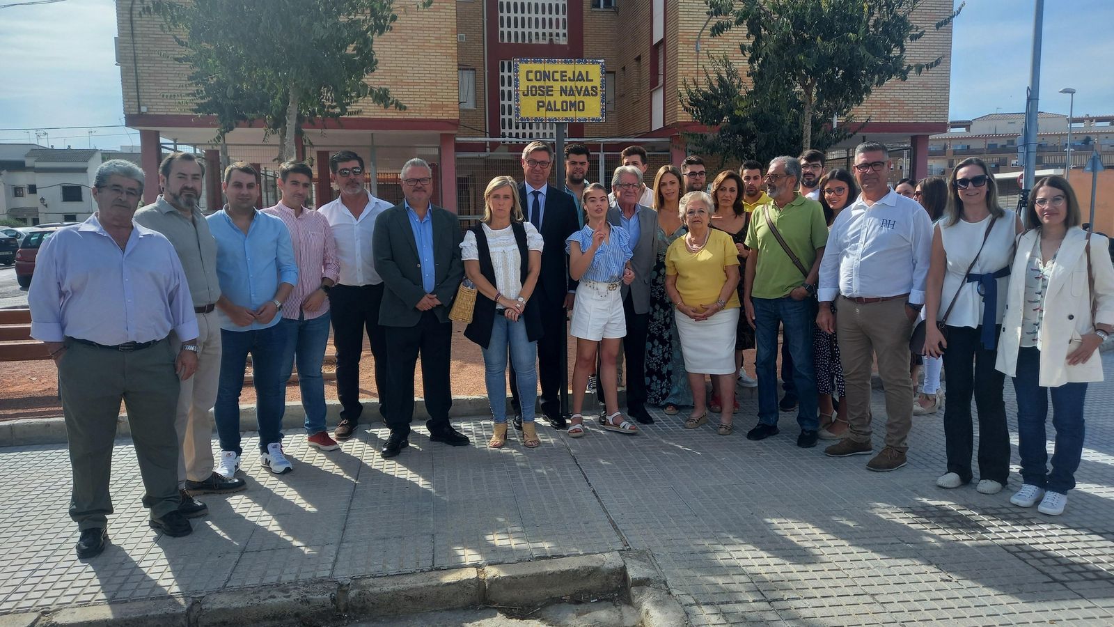 Un momento durante el acto.