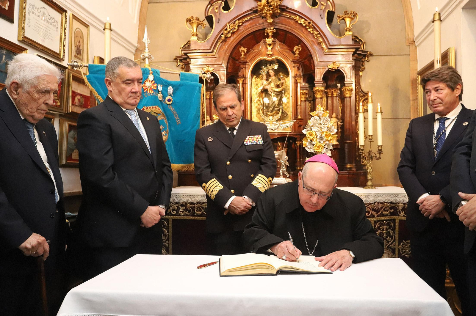 Imágenes de la rememoración del Voto Colombino en el santuario de La Cinta