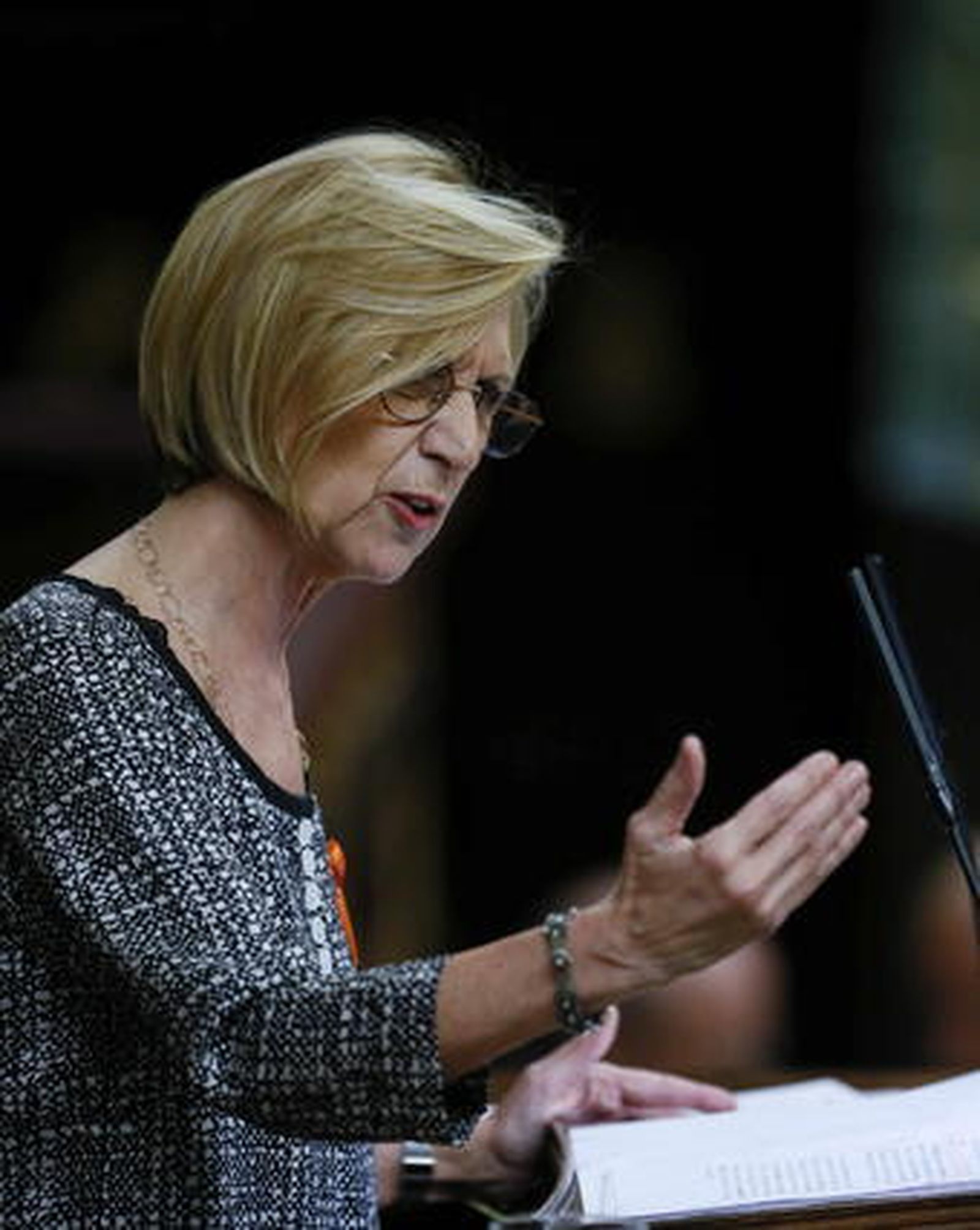 Rosa Díez dice a Rajoy que debería haber dimitido cuando "el juez dio por probado que su partido se financió con dinero negro"