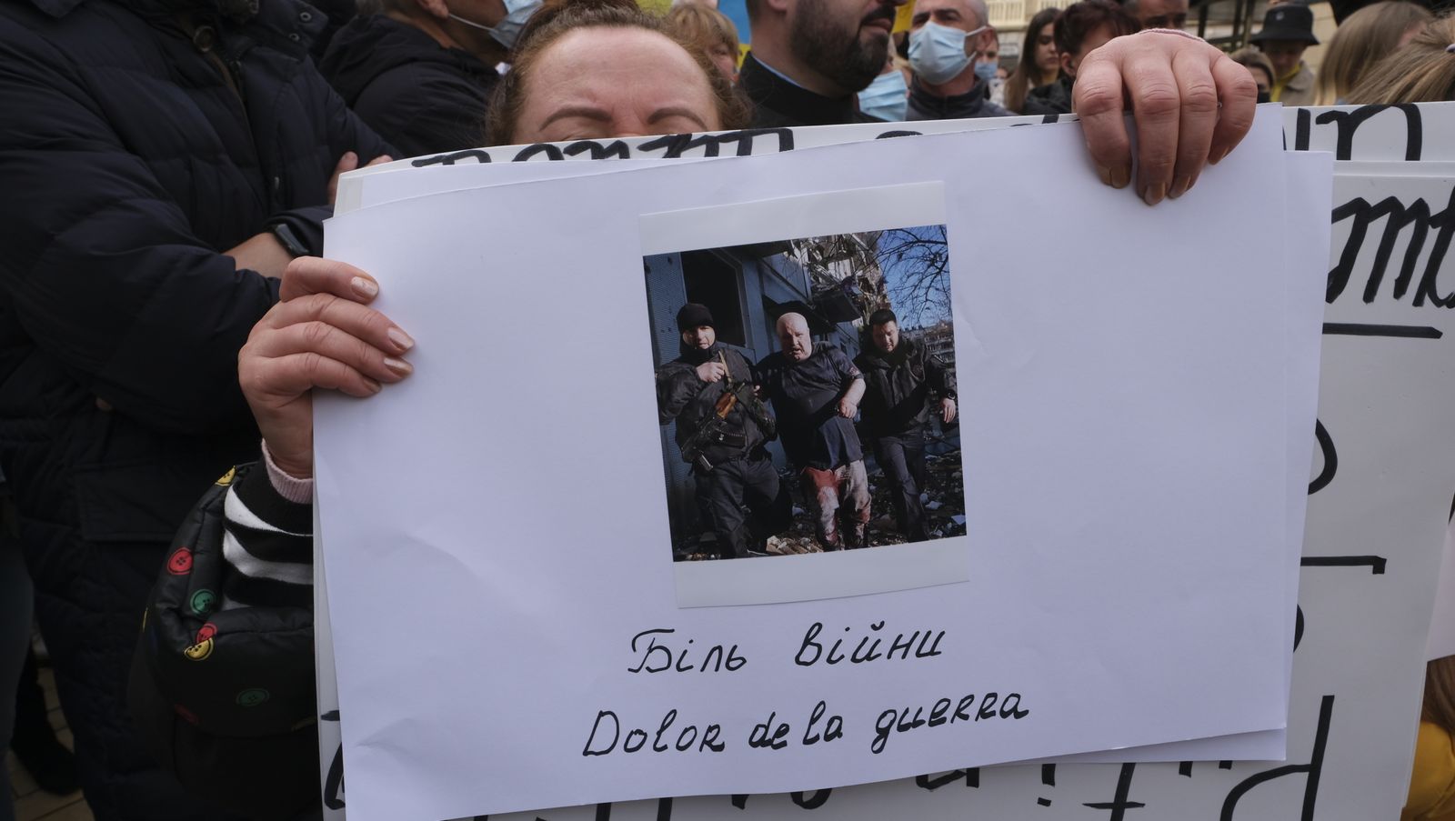Fotogalería de las protestas contra la invasión rusa en Ucrania. Almería.