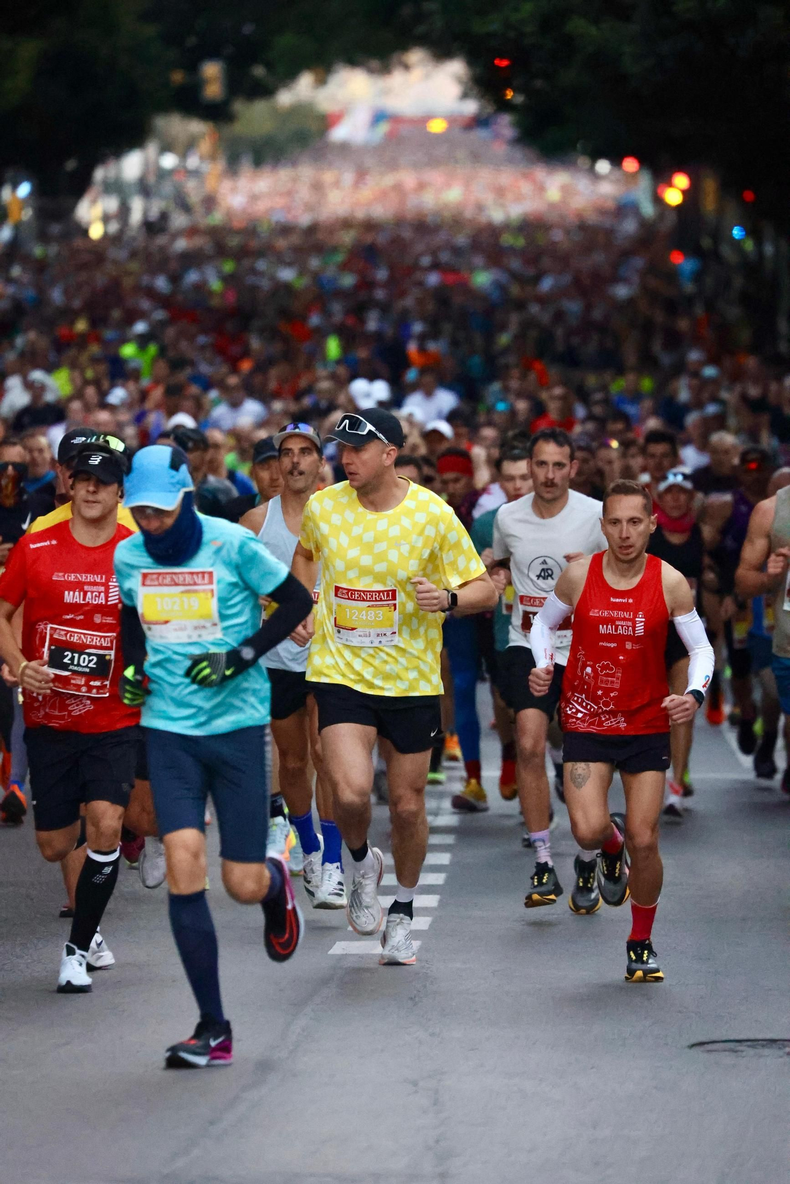 Las mejores fotos de la Maratón de Málaga 2024