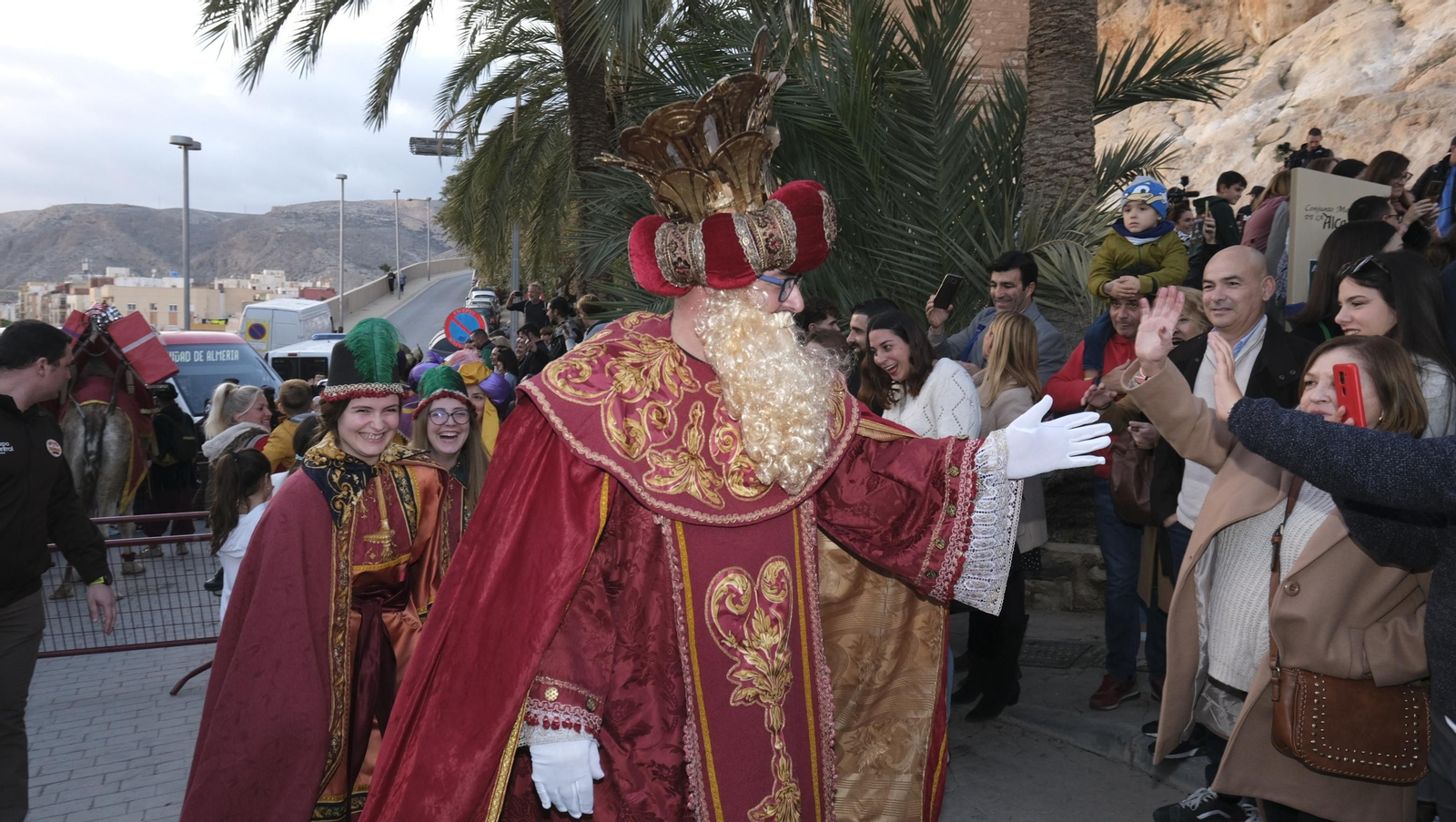 Imágenes de la Cabalgata de los Reyes Magos en Almería