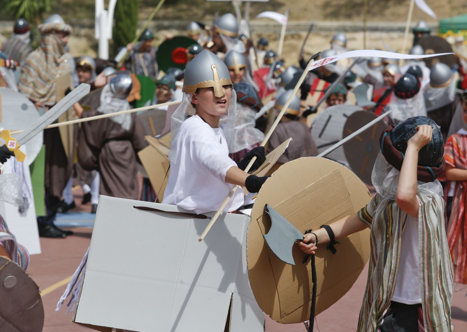 La Batalla de las Navas de Tolosa escenificada por los alumnos de El Romeral