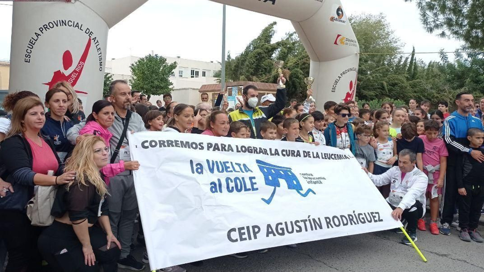 Carrera organizada por el colegio Agustín Rodríguez de Puente Genil.